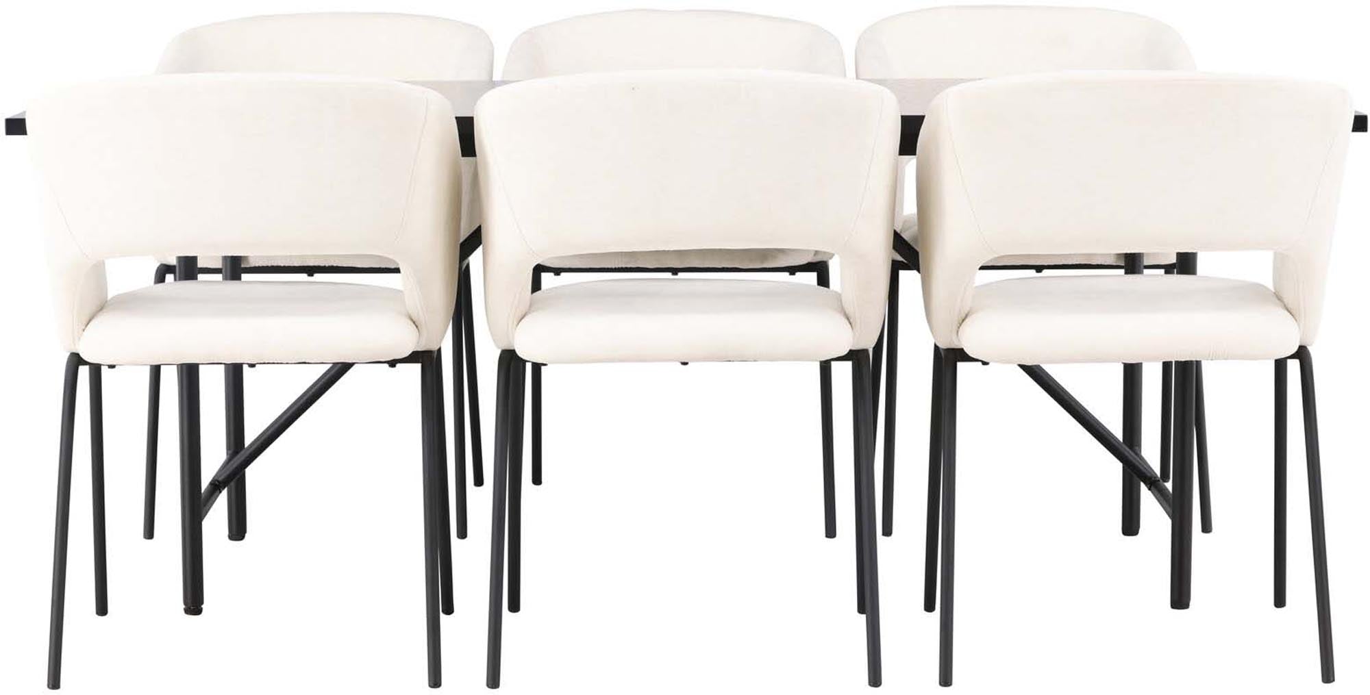 Astrid Esszimmerset 200cm: Skandinavische Eleganz für Ihr Zuhause.