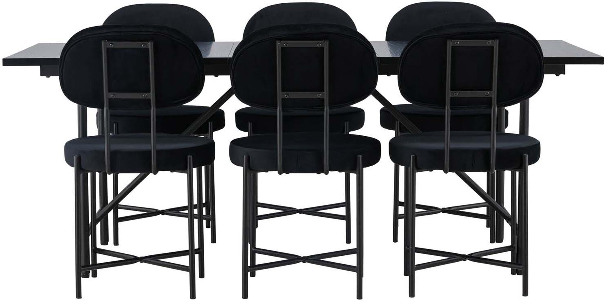 Elegantes Astrid Esszimmerset 200cm mit 6 Stühlen von Venture Home.