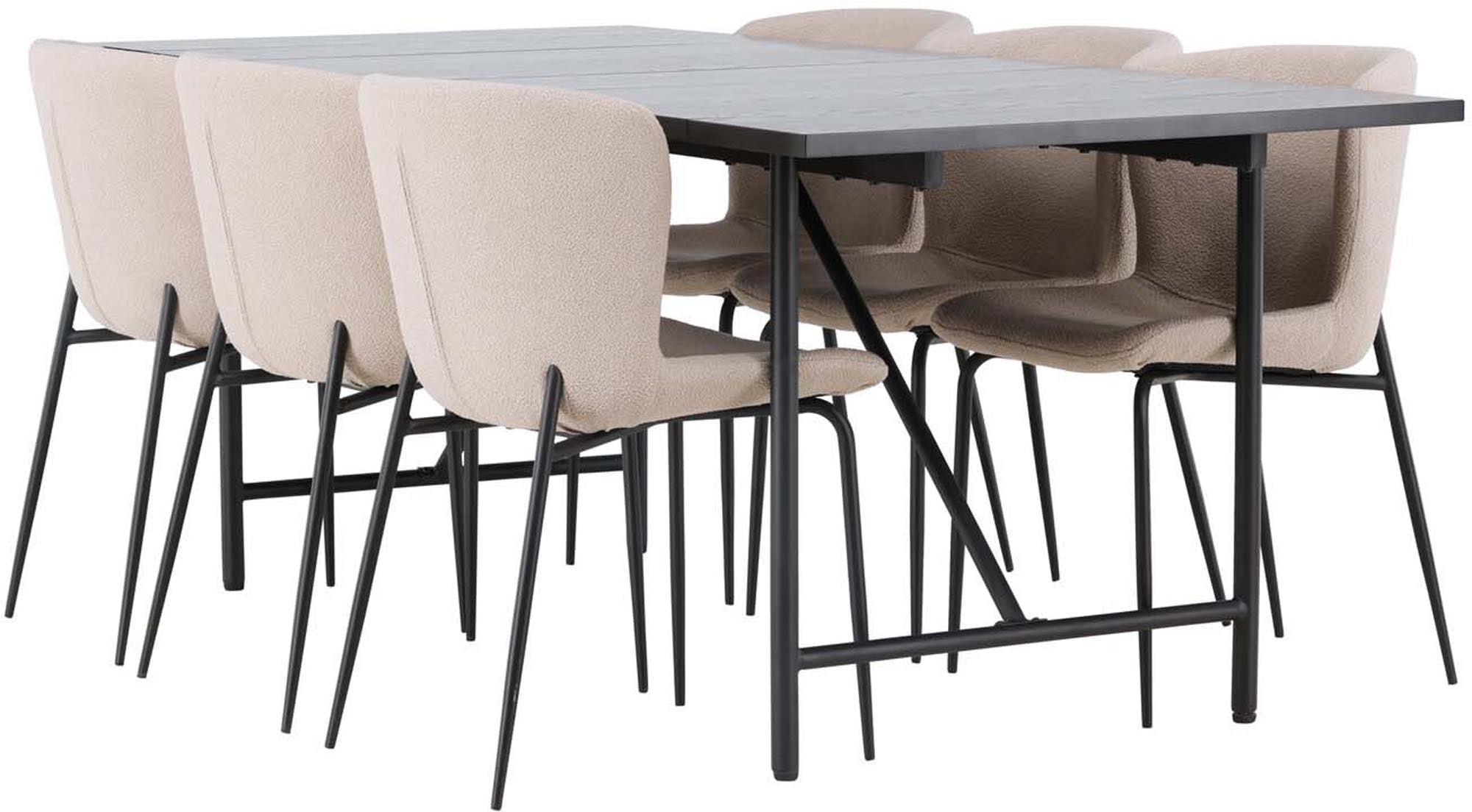 Stilvolles Astrid Esszimmerset: Komfort und Eleganz vereint.