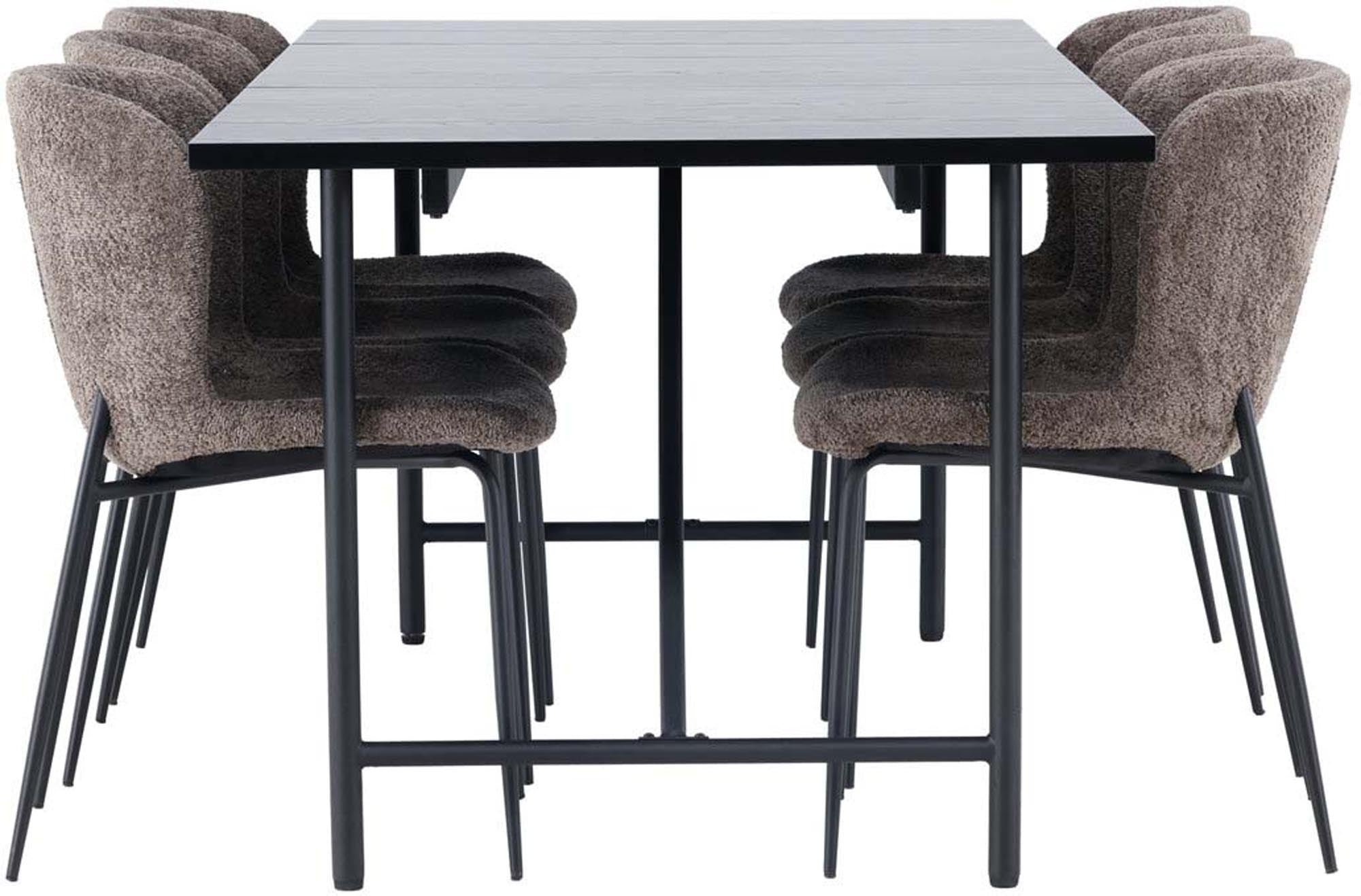 Stilvolles Esszimmerset Astrid + Modesto: Komfort und Design vereint.