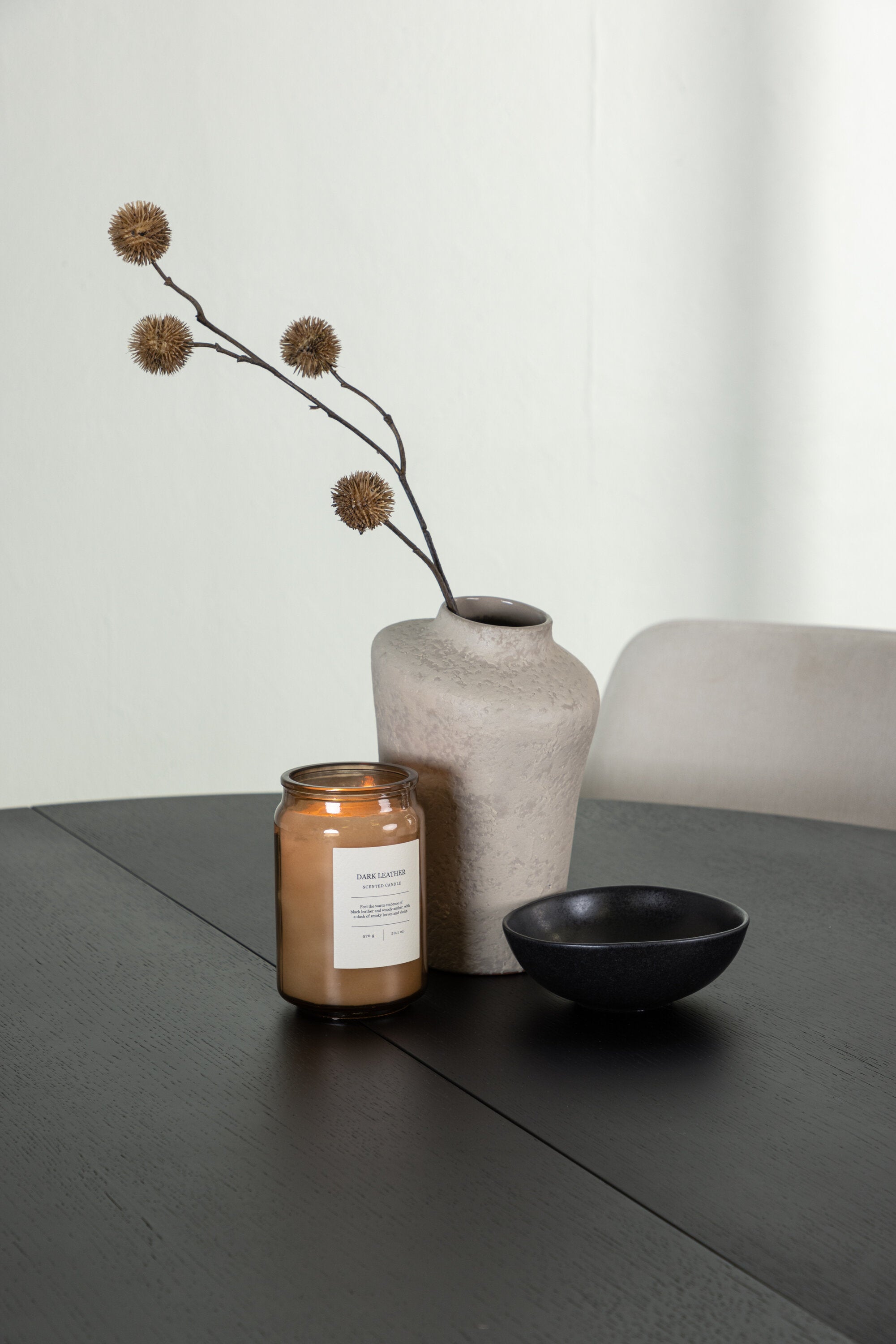 Matilda Esszimmerset + Rosie ⌀130cm/4St. in Beige, Schwarz präsentiert im Onlineshop von KAQTU Design AG. Esszimmerset ist von Venture Home