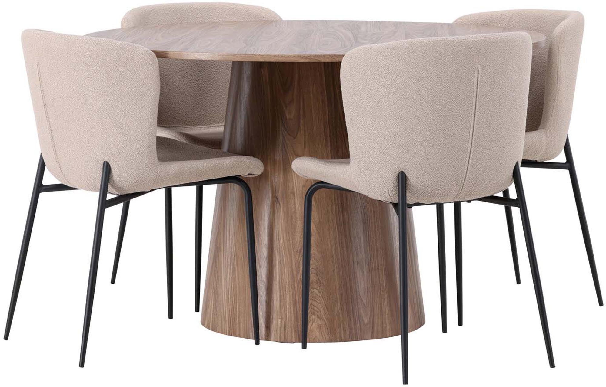 Esszimmerset Lanzo: Zeitlose Ästhetik mit skandinavischem Flair.