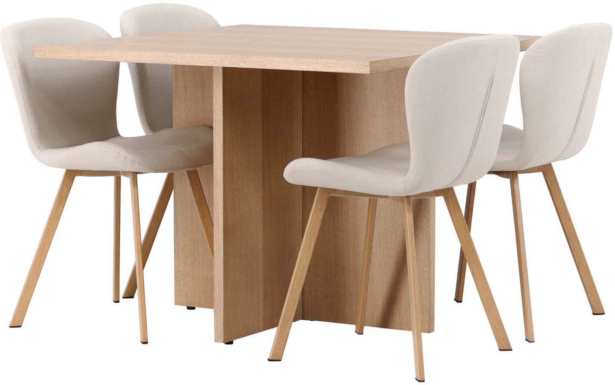 Venture Home Leo Set: Kompaktes Design für zeitgemässe Esszimmer.