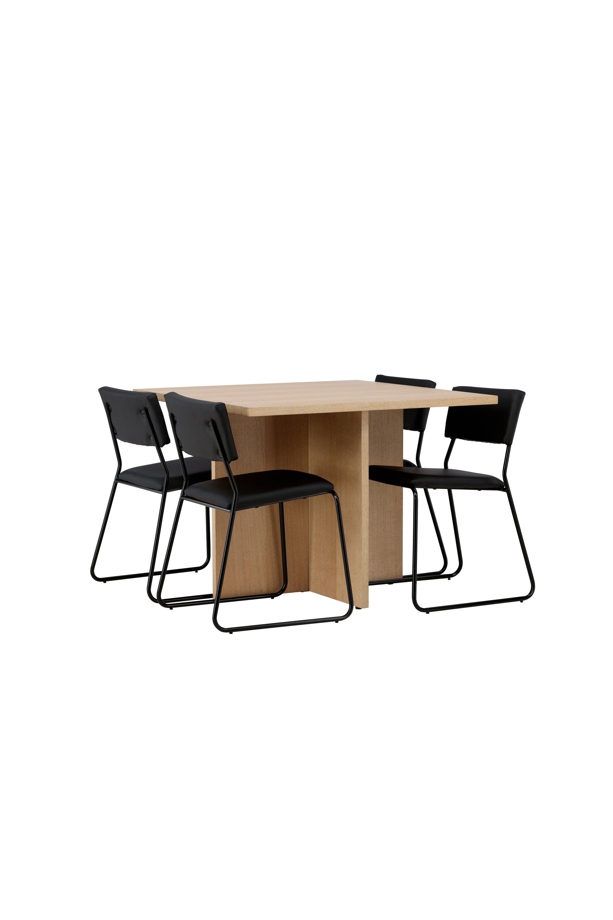 Leo Esszimmerset + Kenth 100cm/4St. in Schwarz präsentiert im Onlineshop von KAQTU Design AG. Esszimmerset ist von Venture Home