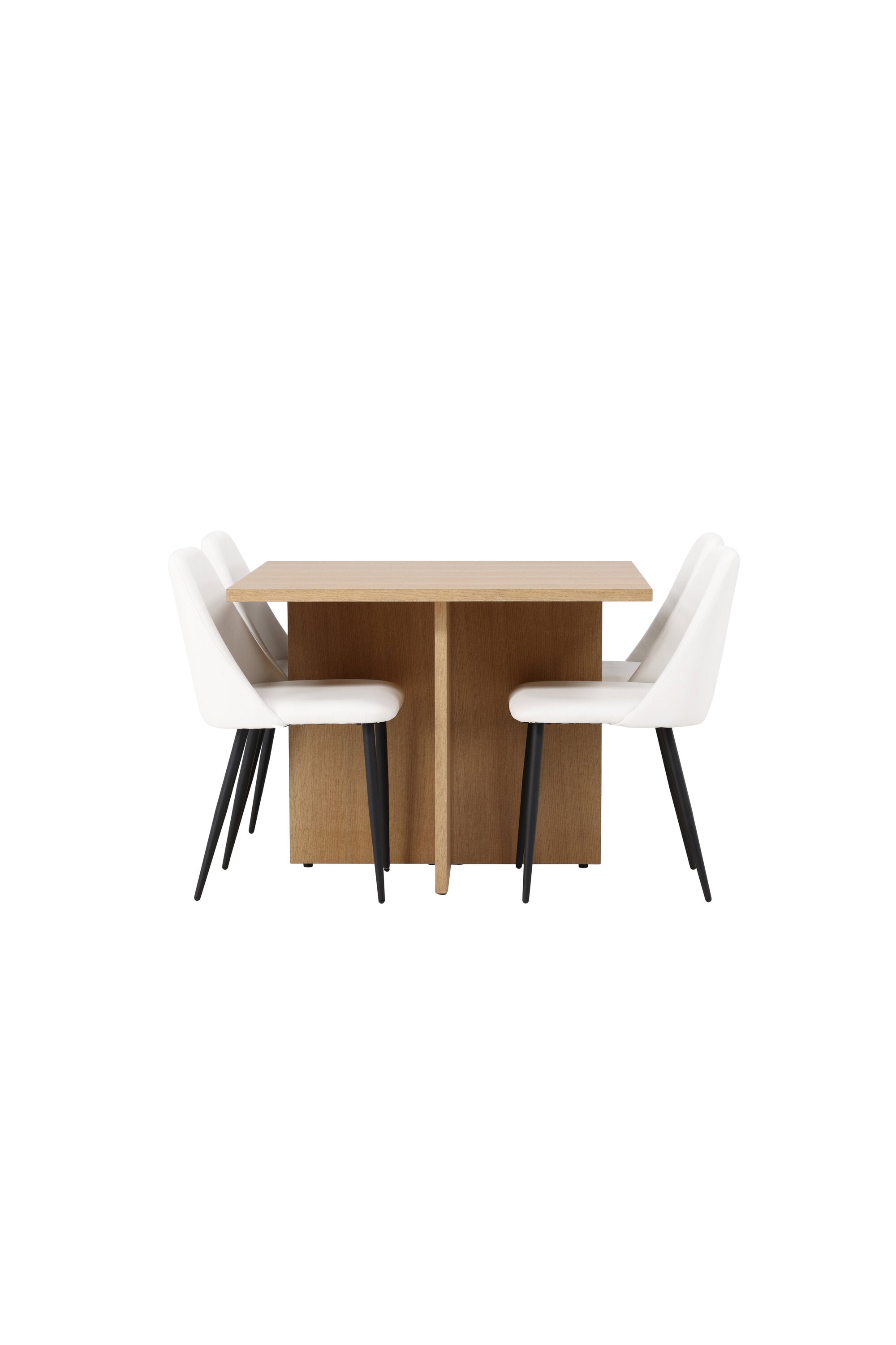 Leo Esszimmerset + Night 100cm/4St. in Schwarz-Weiss präsentiert im Onlineshop von KAQTU Design AG. Esszimmerset ist von Venture Home