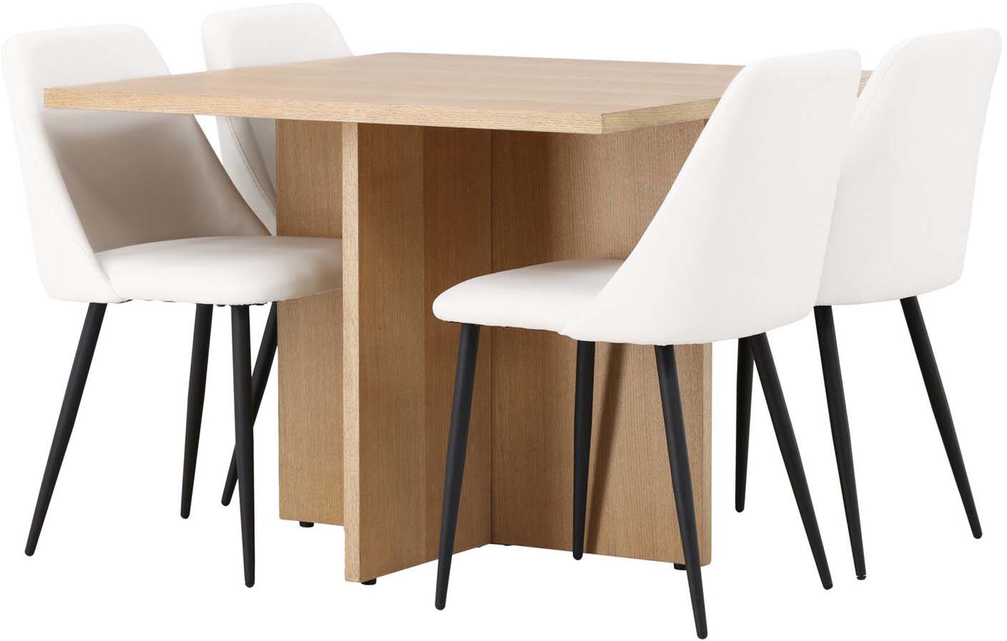 Stilvolles Leo Esszimmerset: Kompakt, modern und einladend.