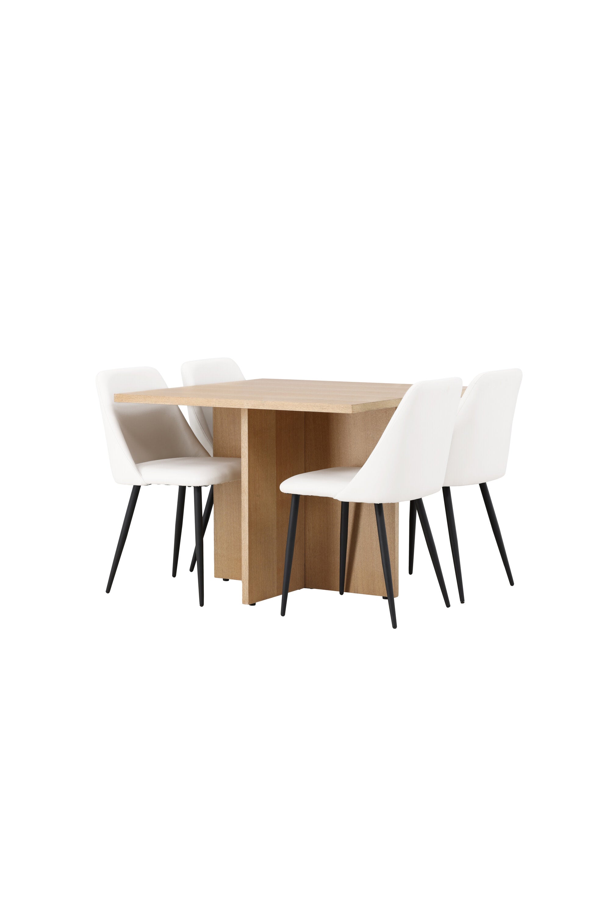 Leo Esszimmerset + Night 100cm/4St. in Schwarz-Weiss präsentiert im Onlineshop von KAQTU Design AG. Esszimmerset ist von Venture Home