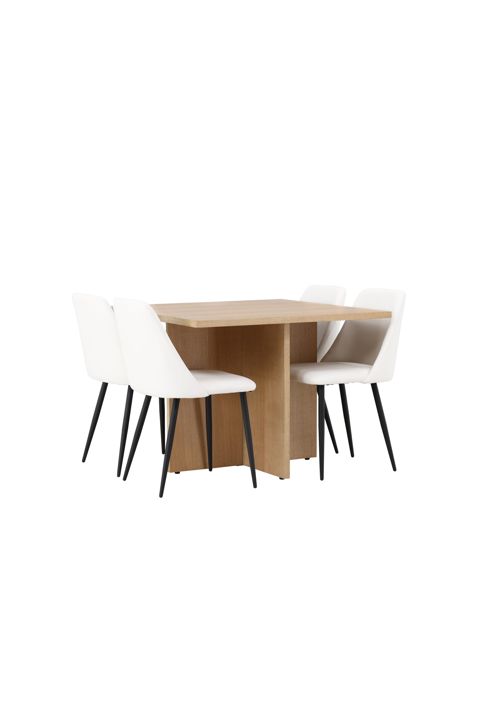Leo Esszimmerset + Night 100cm/4St. in Schwarz-Weiss präsentiert im Onlineshop von KAQTU Design AG. Esszimmerset ist von Venture Home
