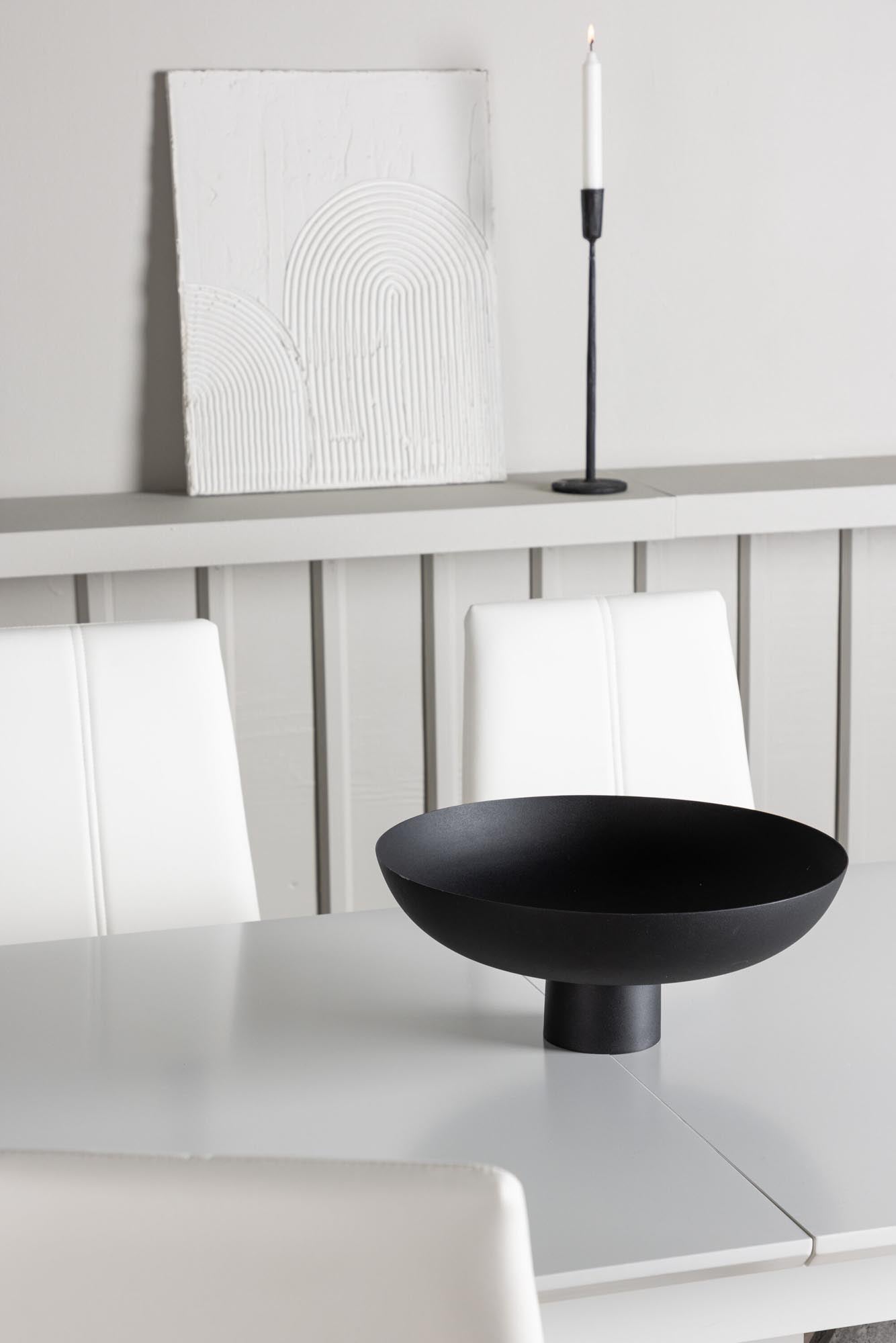 Disa Esszimmerset: Ausziehbarer Tisch mit hochwertiger MDF-Oberfläche und stilvollen Pastill-Stühlen. Perfekt für gesellige Anlässe und elegantes Wohnen.