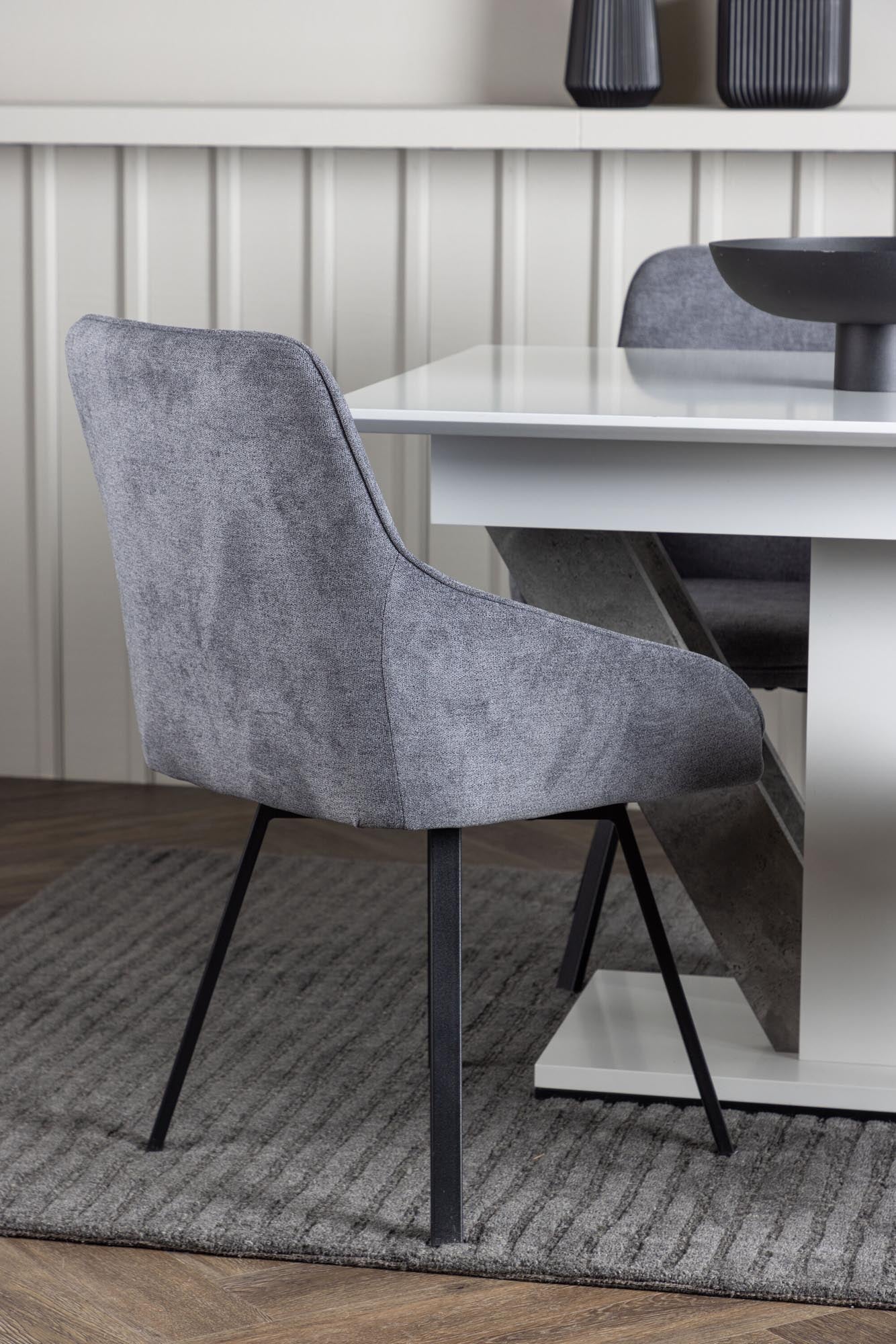 Esszimmer Set Disa mit Rosie Stühlen – skandinavische Eleganz pur.