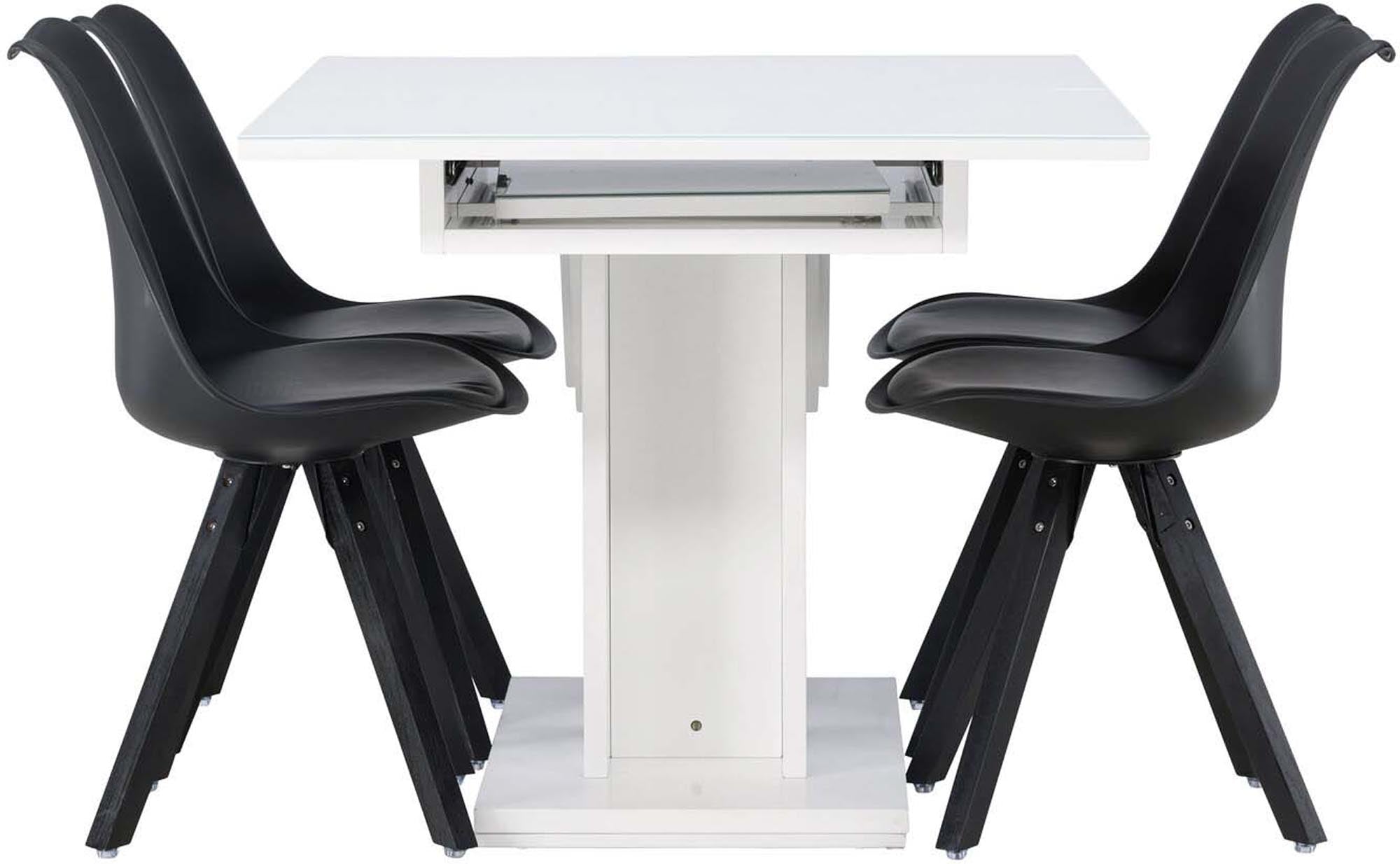 Pluto Esszimmerset: Elegantes Design mit ausziehbarem Tisch.