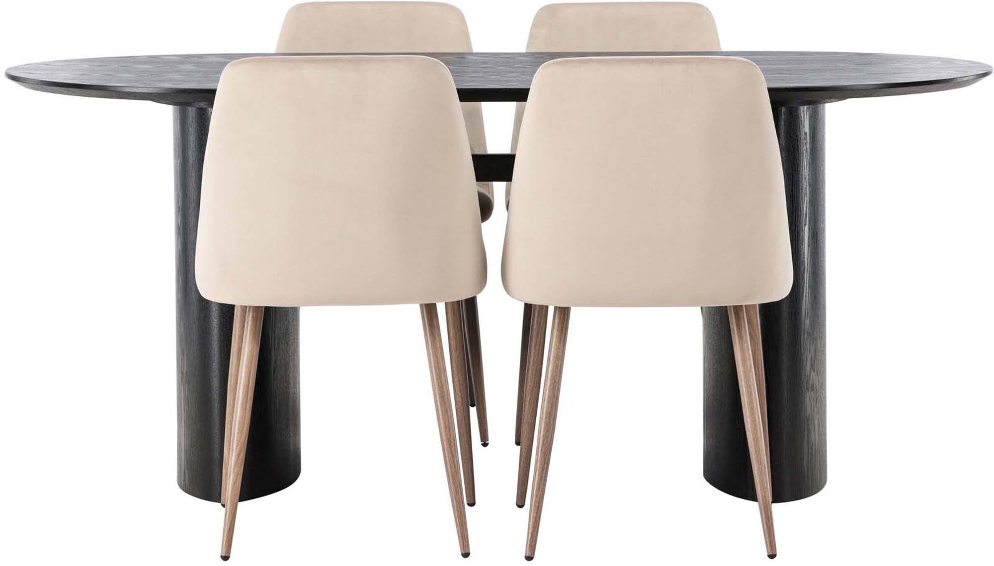 Isolde Esszimmerset + Night 180cm/4St.: Stilvolles Design, hochwertige Materialien und optimaler Komfort für unvergessliche Essmomente.