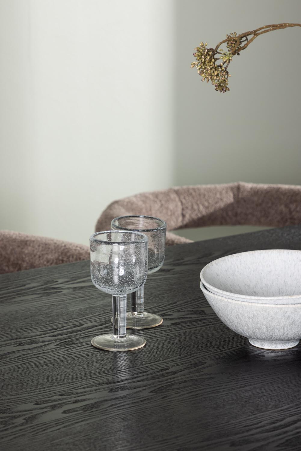 Isolde Esszimmerset + Morning 180cm/4St. in Braun-grau präsentiert im Onlineshop von KAQTU Design AG. Esszimmerset ist von Venture Home