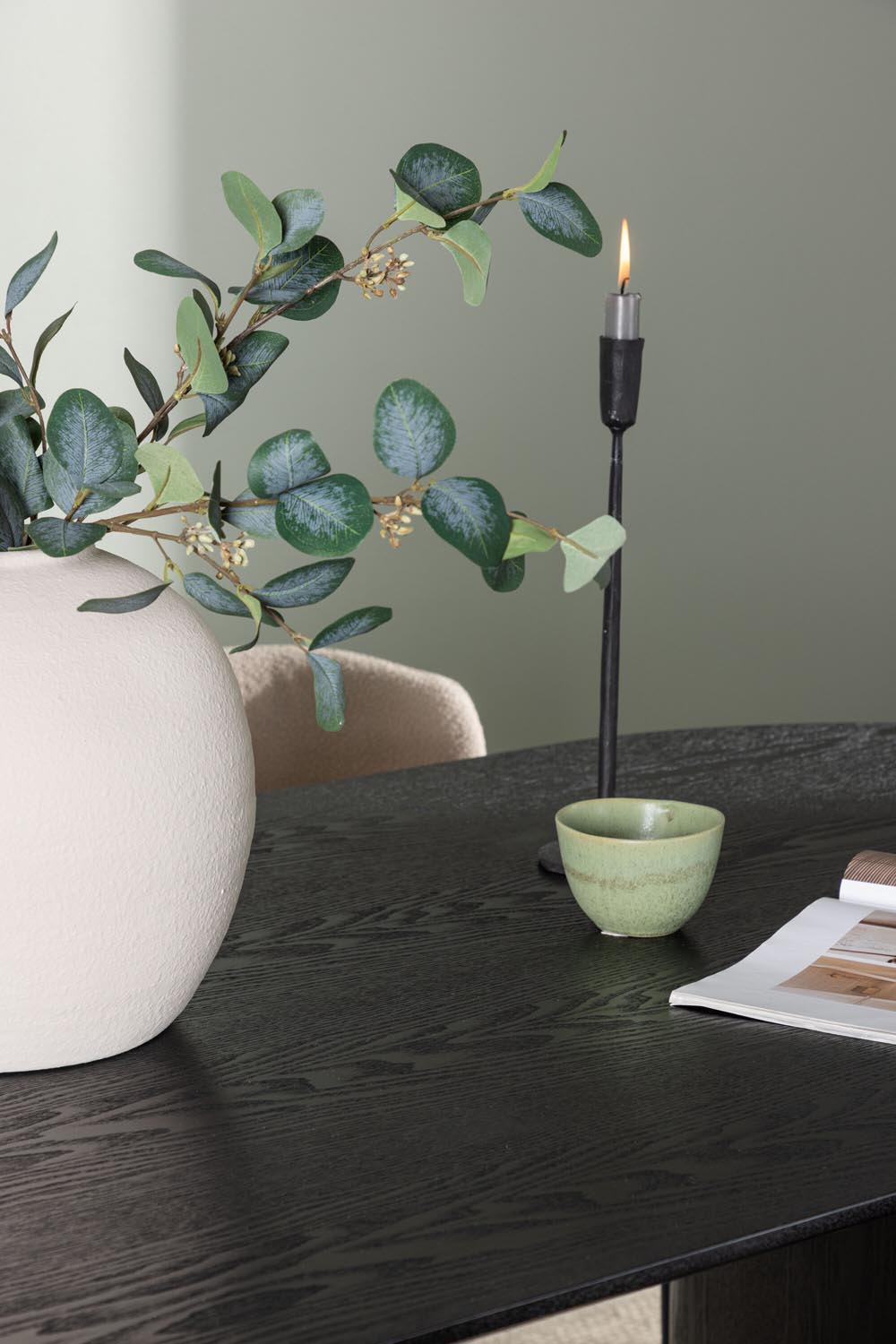 Isolde Esszimmerset + Modesto 180cm/4St. in Beige, Schwarz präsentiert im Onlineshop von KAQTU Design AG. Esszimmerset ist von Venture Home