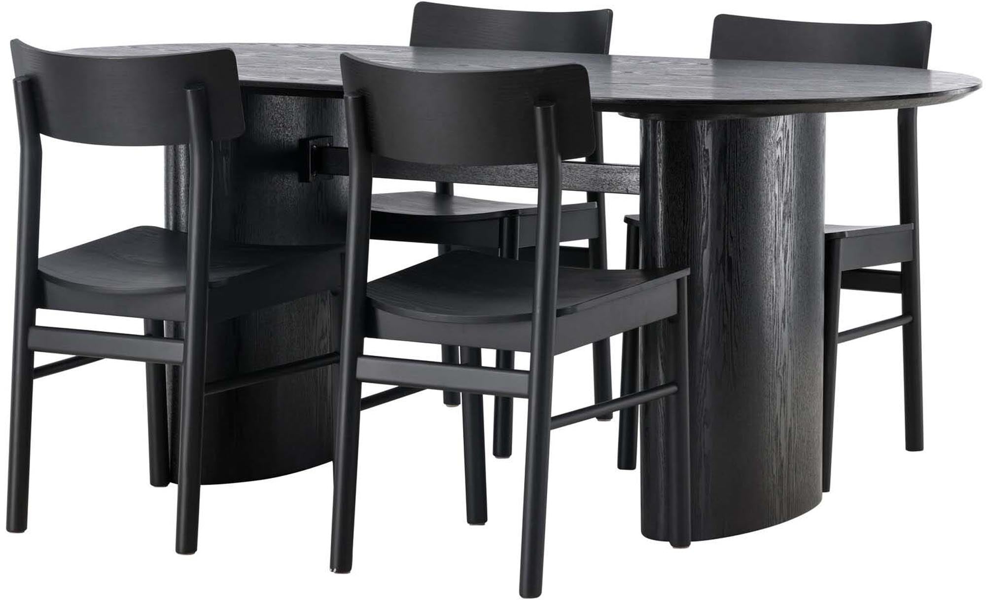 Entdecken Sie das Isolde Esszimmerset + Montros 180cm/4St. von Venture Home – rustikales Design, hohe Funktionalität und gemütlicher Sitzkomfort für unvergessliche Momente.