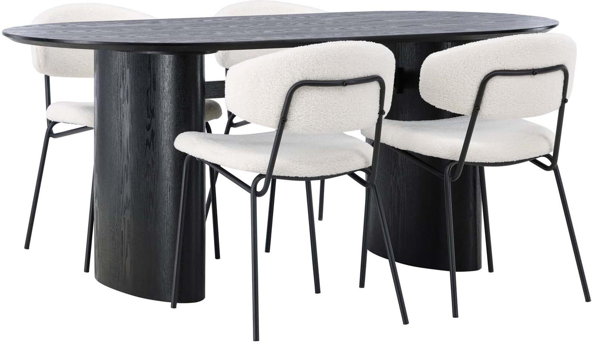 Isolde Esszimmerset: Skandinavische Eleganz für stilvolle Mahlzeiten.