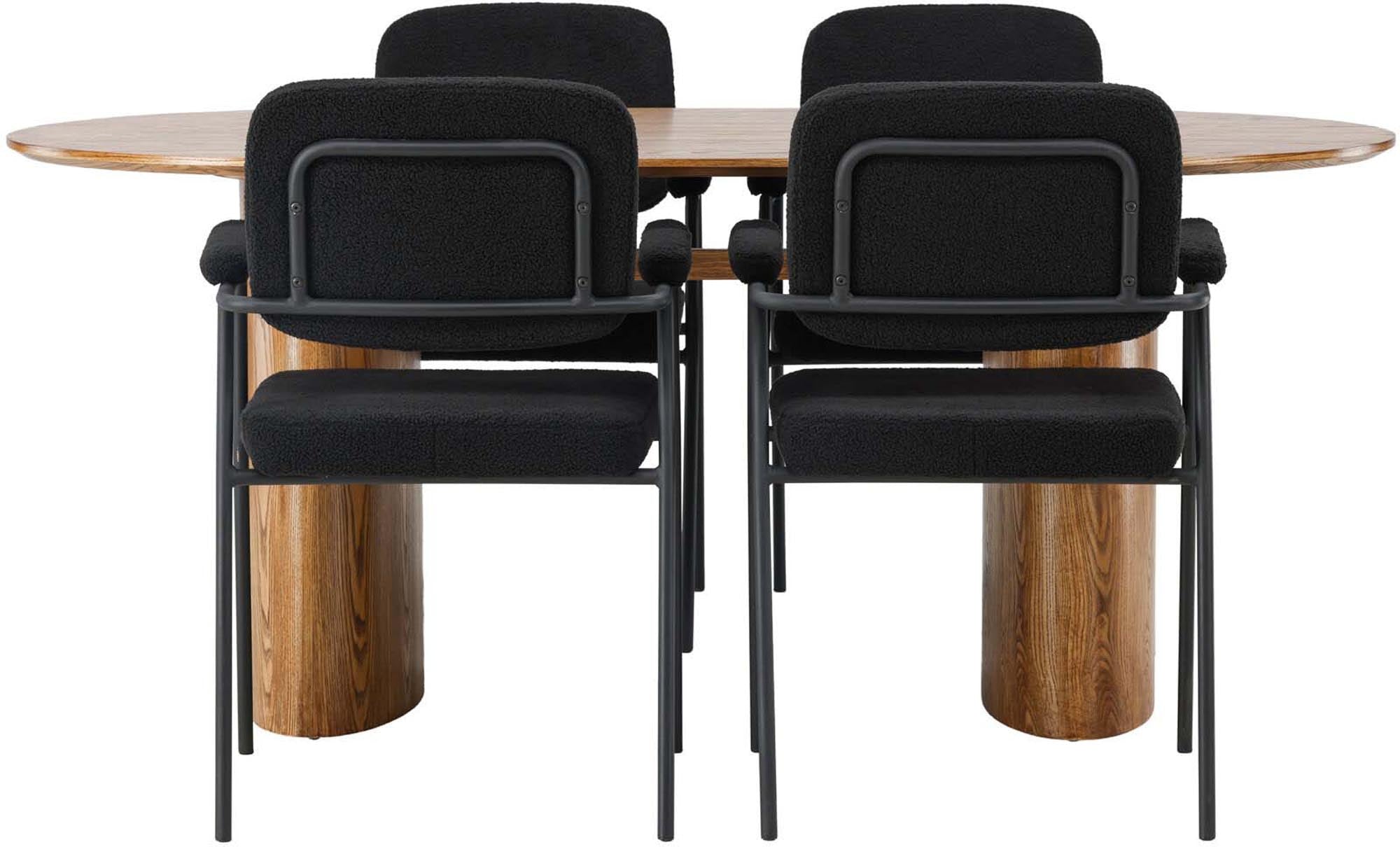 Entdecken Sie das Isolde Esszimmerset + Yesterday 180cm/4St. von Venture Home – modernes Design, robuste Materialien und optimaler Sitzkomfort für Ihr Esszimmer.