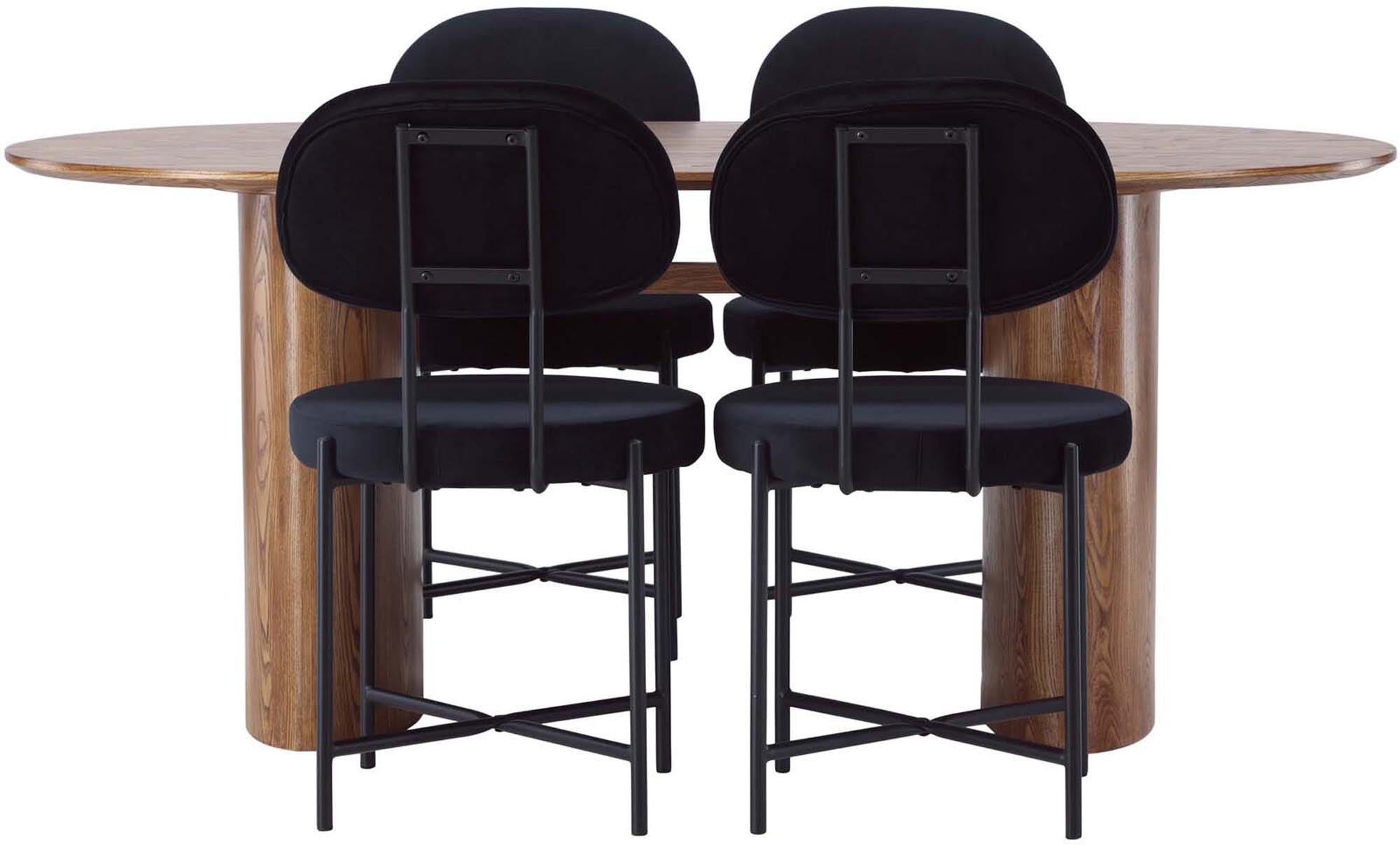 Entdecken Sie das Isolde Esszimmerset + Stella 180cm/4St. von Venture Home – stilvoll, langlebig und perfekt für gesellige Abende!