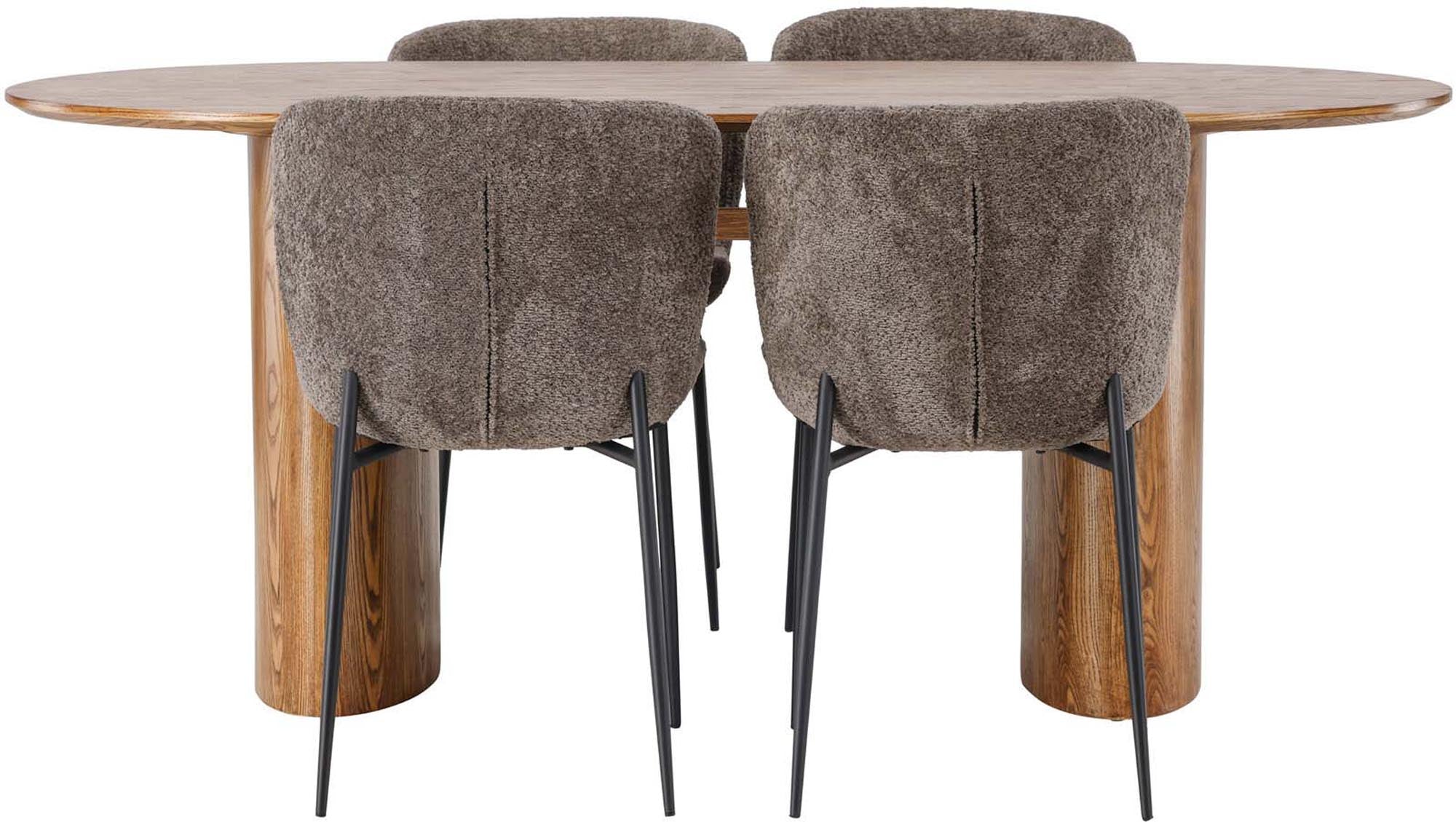 Entdecken Sie das Isolde Esszimmerset + Modesto 180cm/4St. von Venture Home – stilvolles Design, robust und perfekt für gesellige Abende.