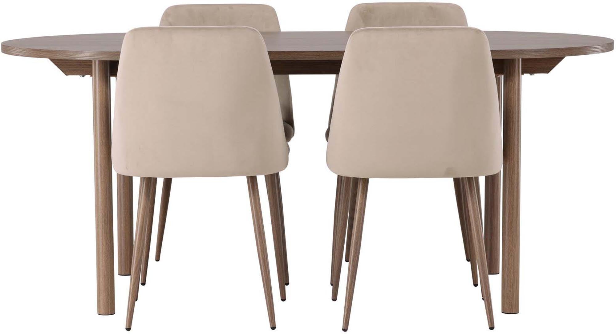 Modernes Andy Esszimmerset 180cm mit 4 Stühlen von Venture Home.