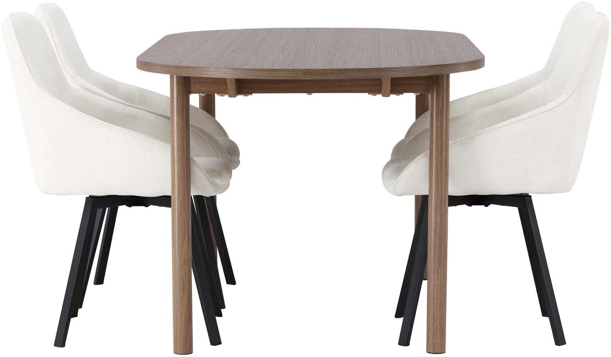 Stilvolles Andy Esszimmerset mit Rosie Tisch, 180cm, von Venture Home.