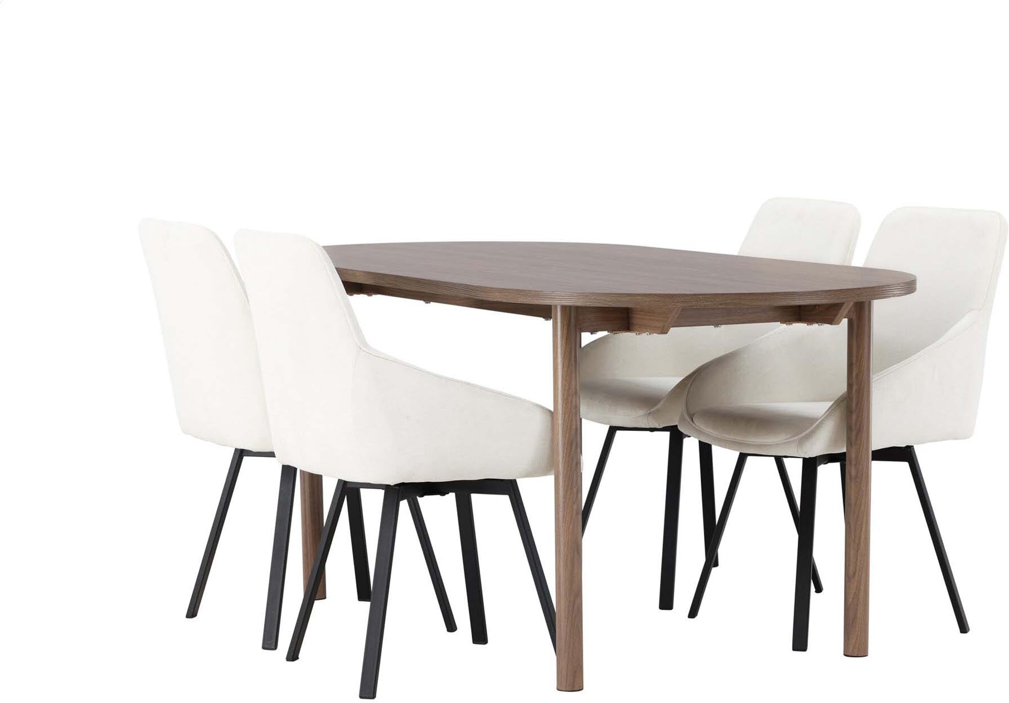 Modernes Andy Esszimmerset mit Rosie Tisch, 180cm, von Venture Home.