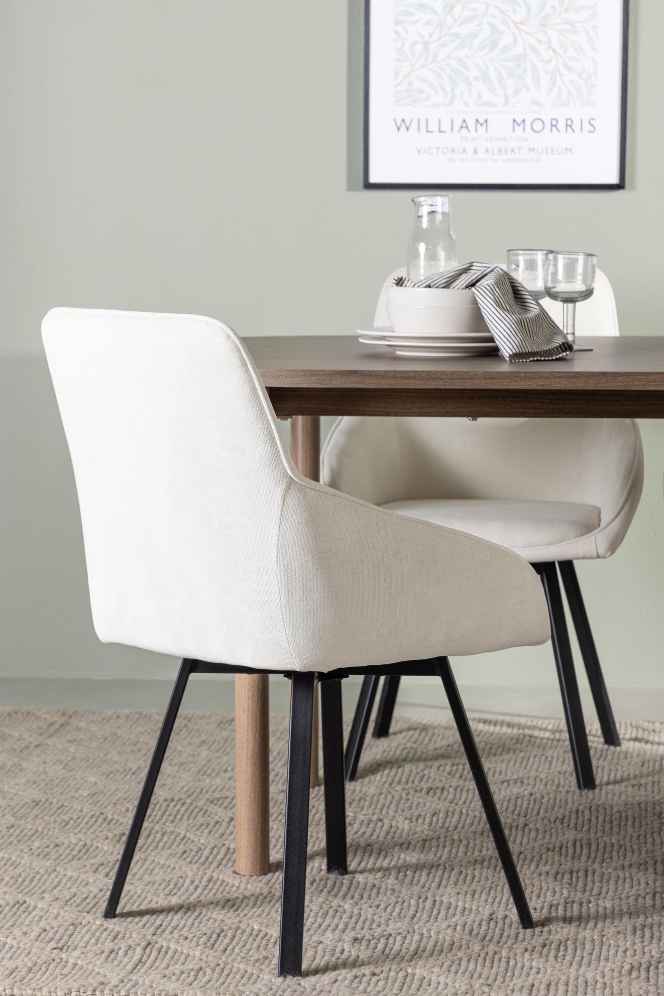 Entdecken Sie das Andy Esszimmerset mit ovalem 180 cm Tisch und 4 Rosie-Stühlen. Modernes Design trifft auf höchsten Komfort und Langlebigkeit.