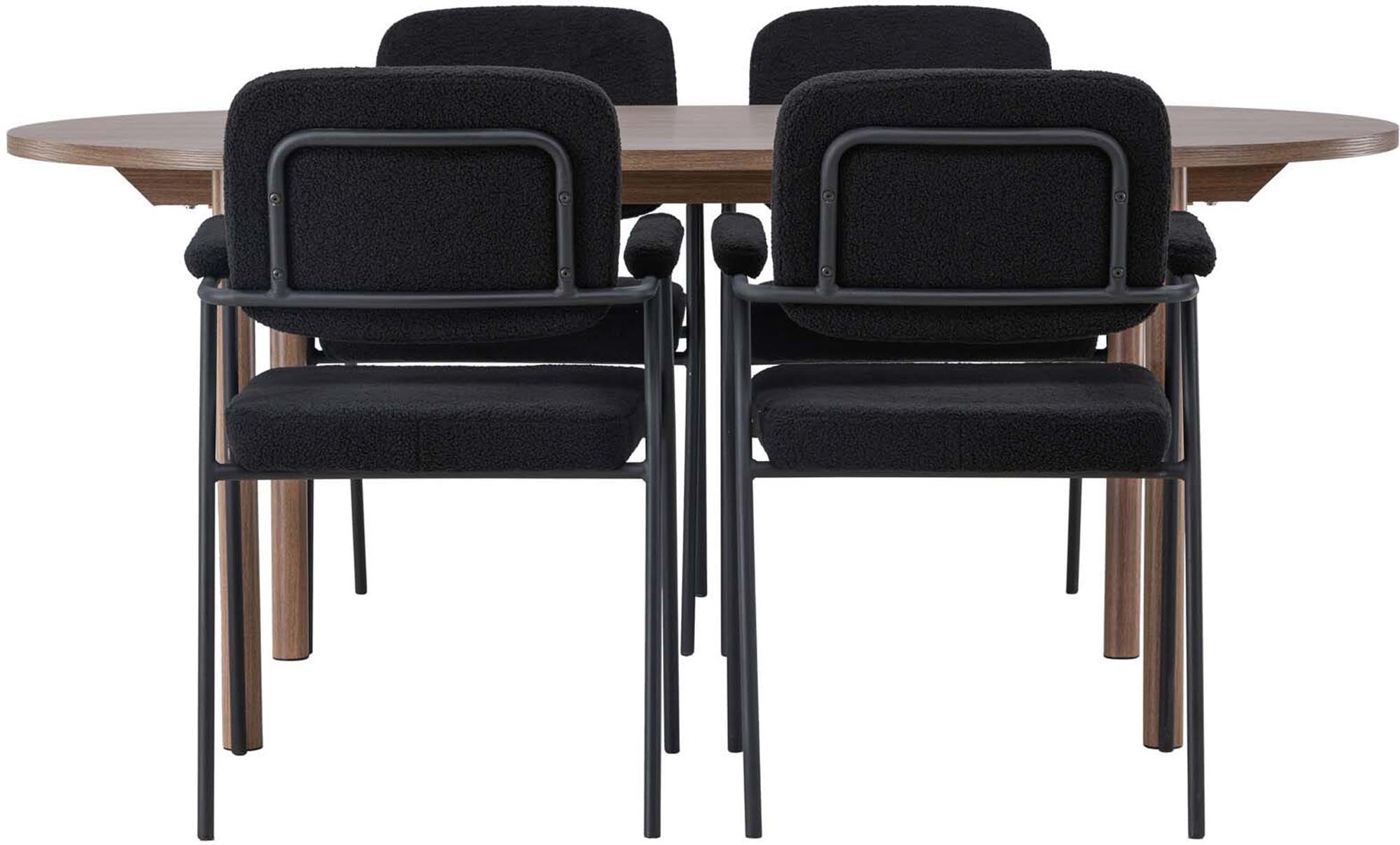 Elegantes Andy Esszimmerset 180cm, 4 Stühle, von Venture Home.