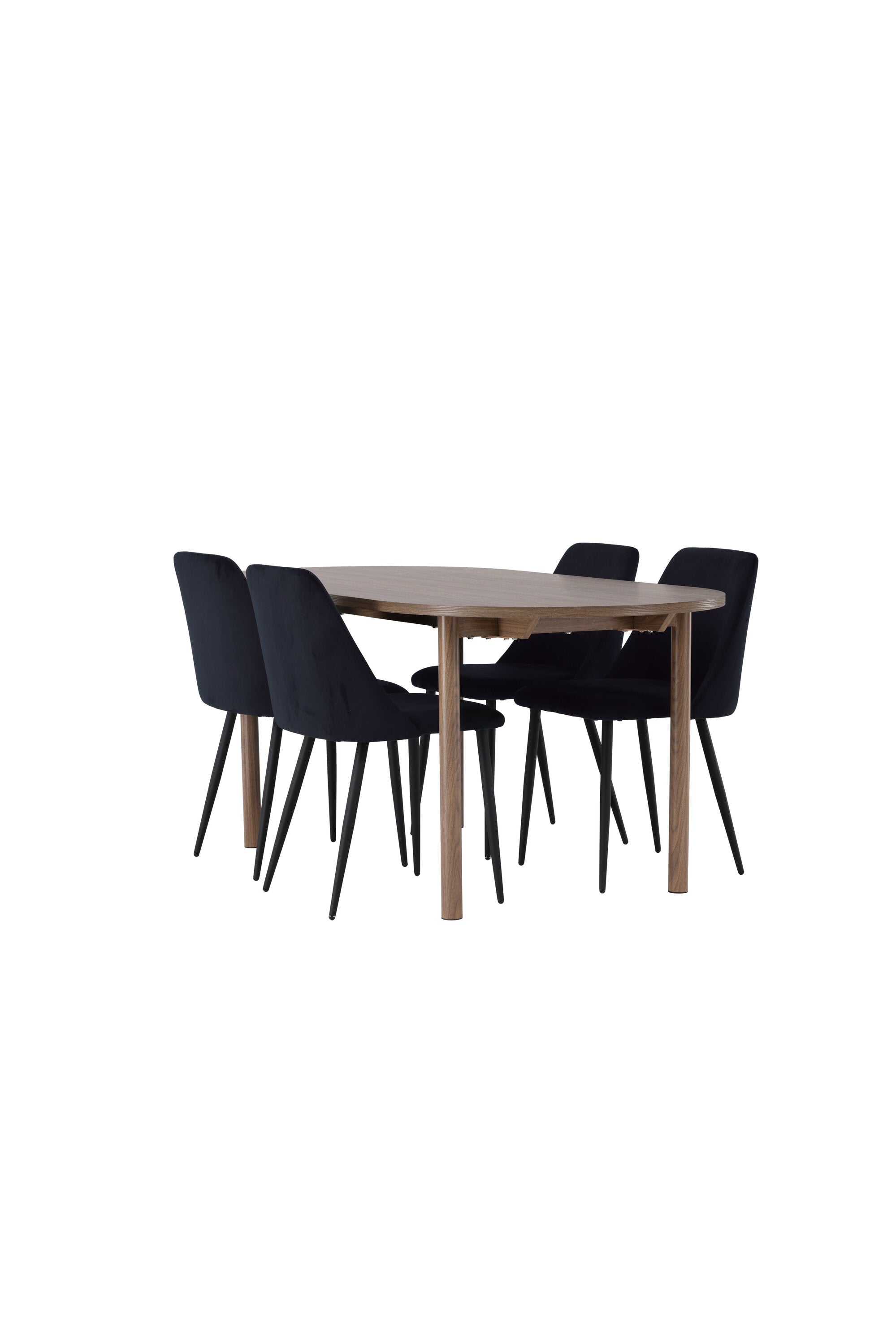 Andy Esszimmerset + Night 180cm/4St. in Schwarz präsentiert im Onlineshop von KAQTU Design AG. Esszimmerset ist von Venture Home