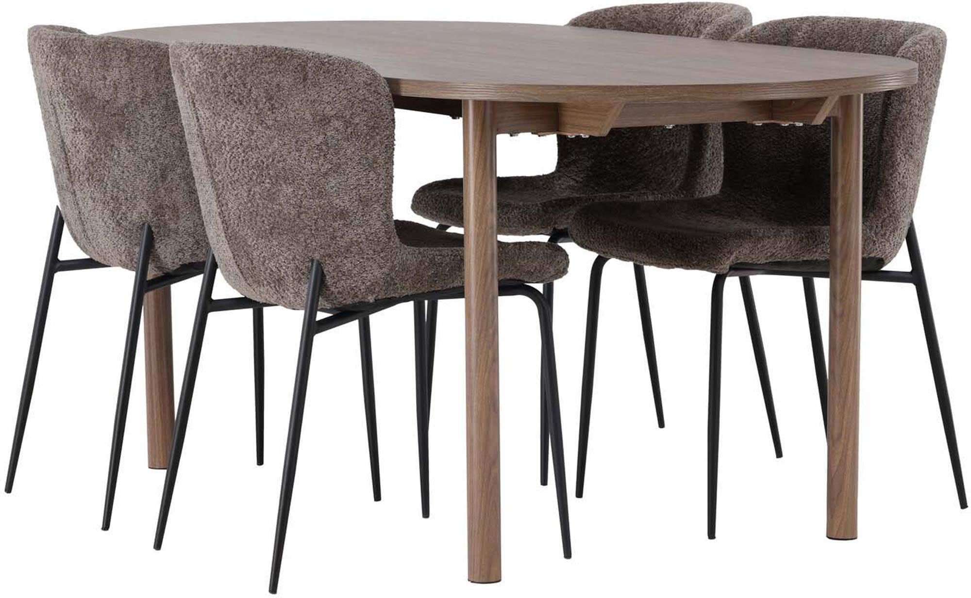 Modernes Andy Esszimmerset mit 4 bequemen Modesto Stühlen von Venture Home.