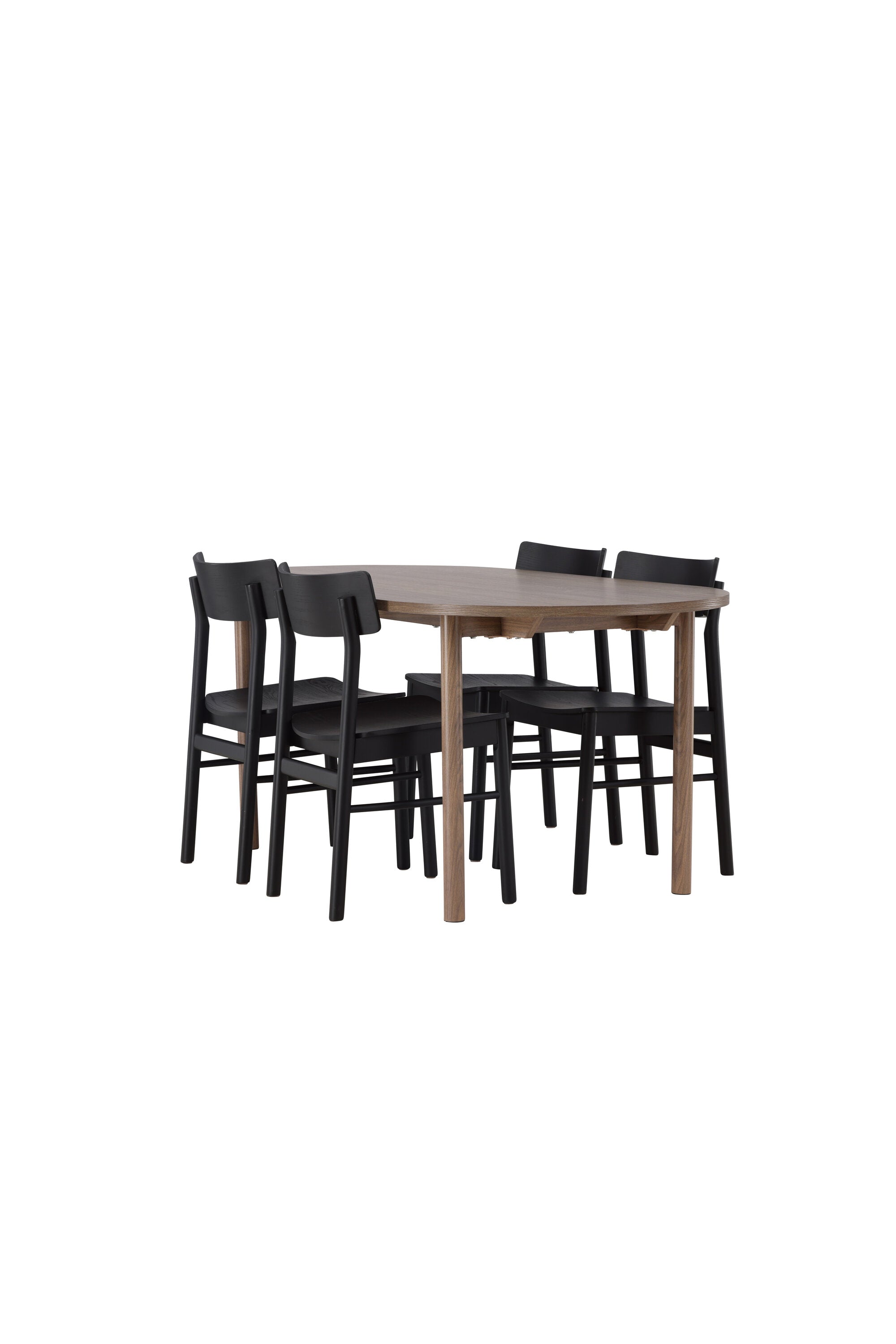 Andy Esszimmerset + Montros 180cm/4St. in Schwarz präsentiert im Onlineshop von KAQTU Design AG. Esszimmerset ist von Venture Home