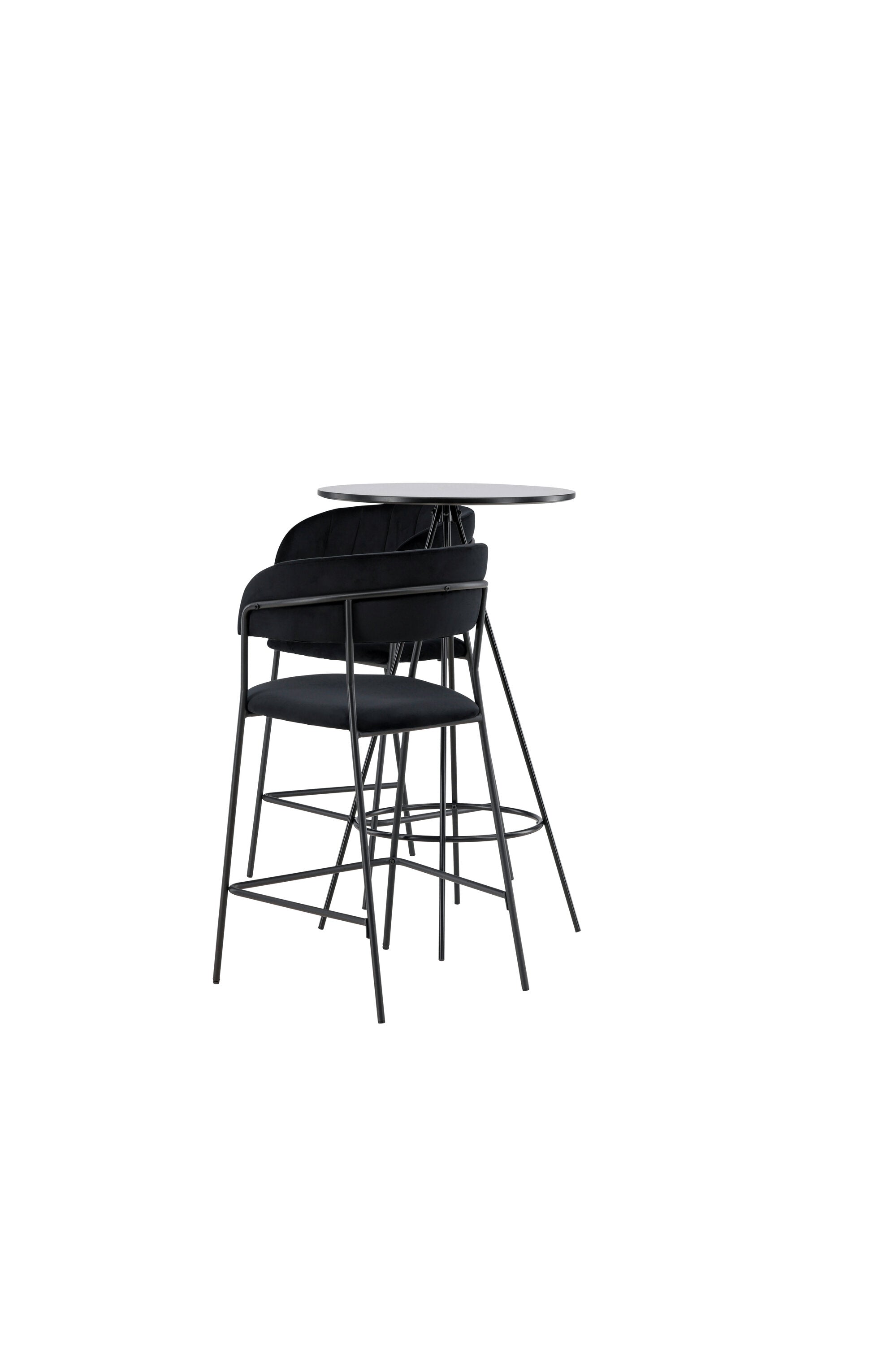 Barset Bistro + Lui ⌀60cm/2St. in Schwarz präsentiert im Onlineshop von KAQTU Design AG. Bartischset ist von Venture Home