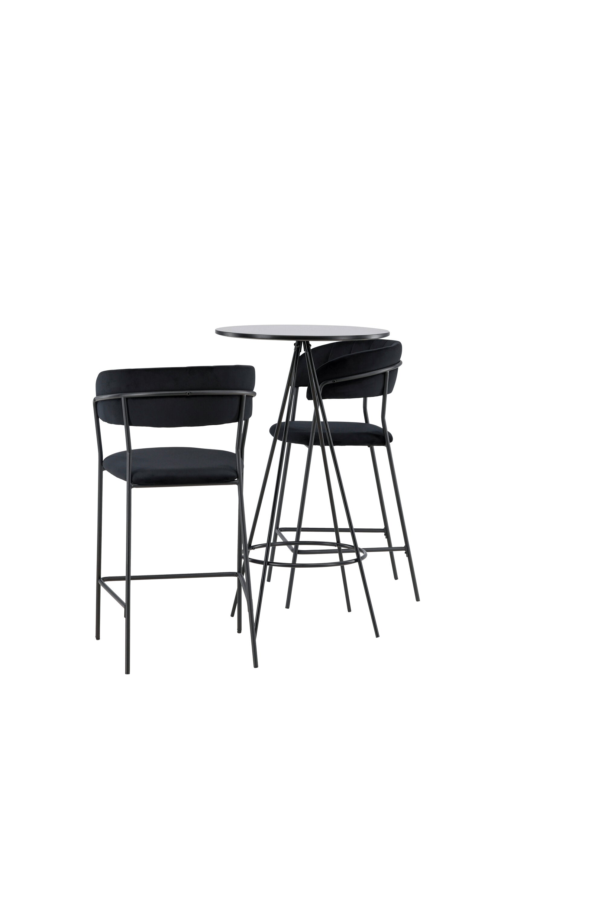 Barset Bistro + Lui ⌀60cm/2St. in Schwarz präsentiert im Onlineshop von KAQTU Design AG. Bartischset ist von Venture Home