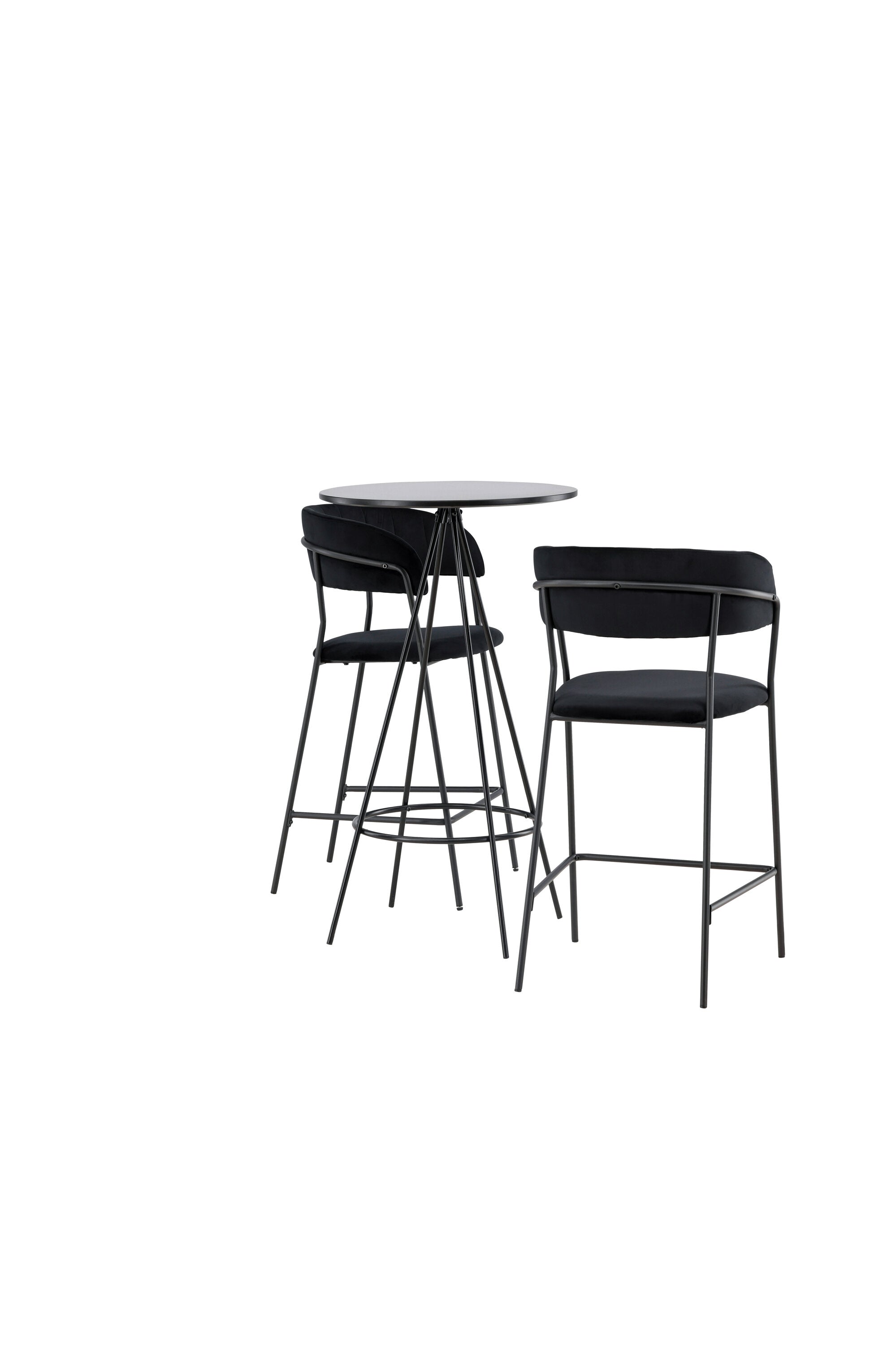 Barset Bistro + Lui ⌀60cm/2St. in Schwarz präsentiert im Onlineshop von KAQTU Design AG. Bartischset ist von Venture Home