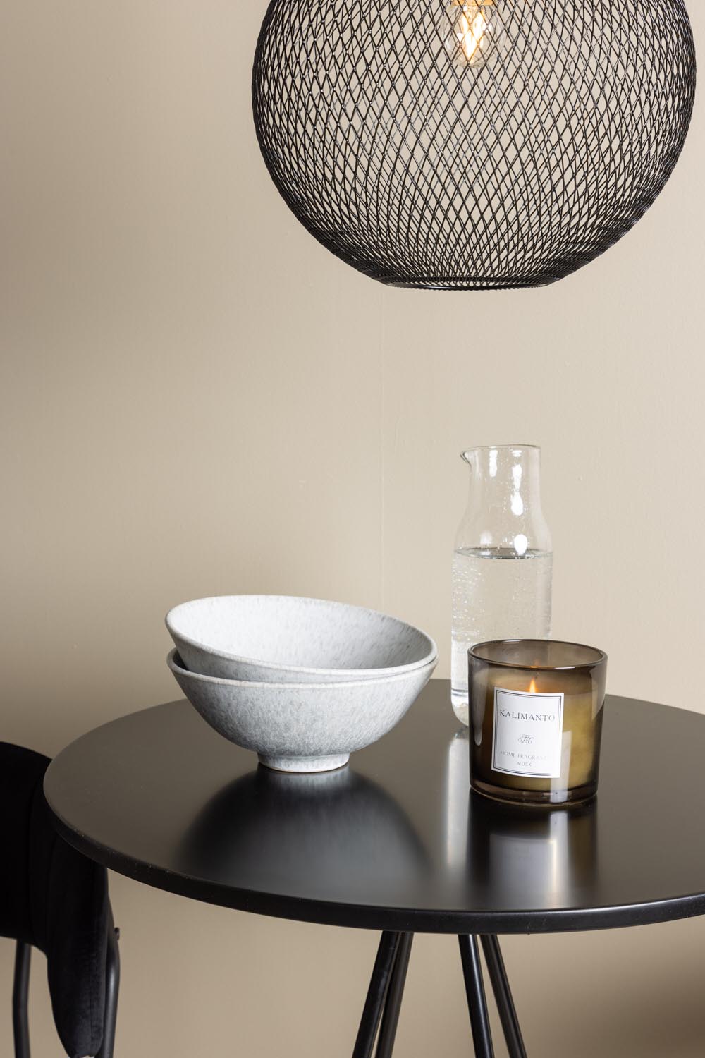 Barset Bistro + Lui ⌀60cm/2St. in Schwarz präsentiert im Onlineshop von KAQTU Design AG. Bartischset ist von Venture Home