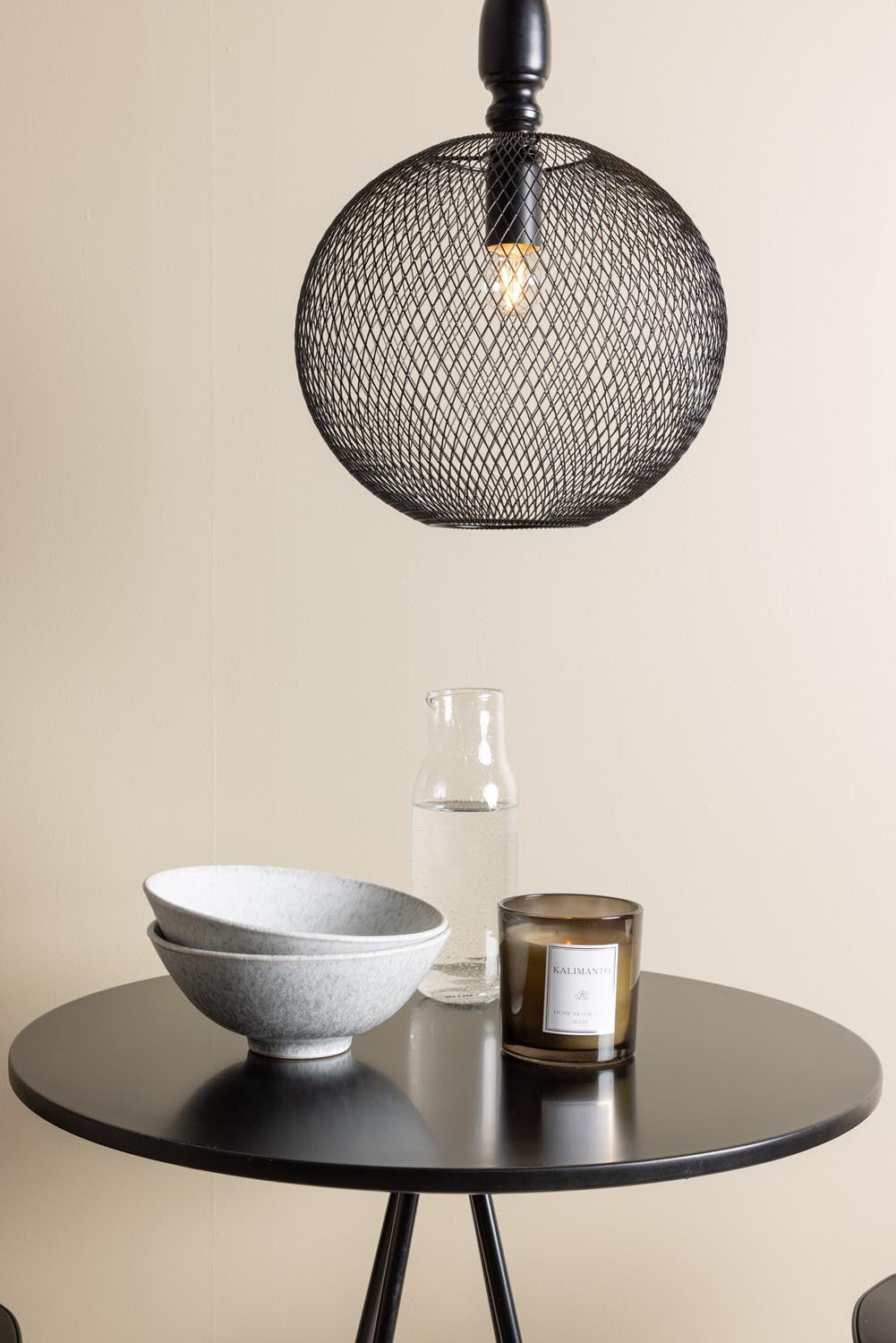 Barset Bistro + Adesto ⌀60cm/2St. in Schwarz präsentiert im Onlineshop von KAQTU Design AG. Bartischset ist von Venture Home