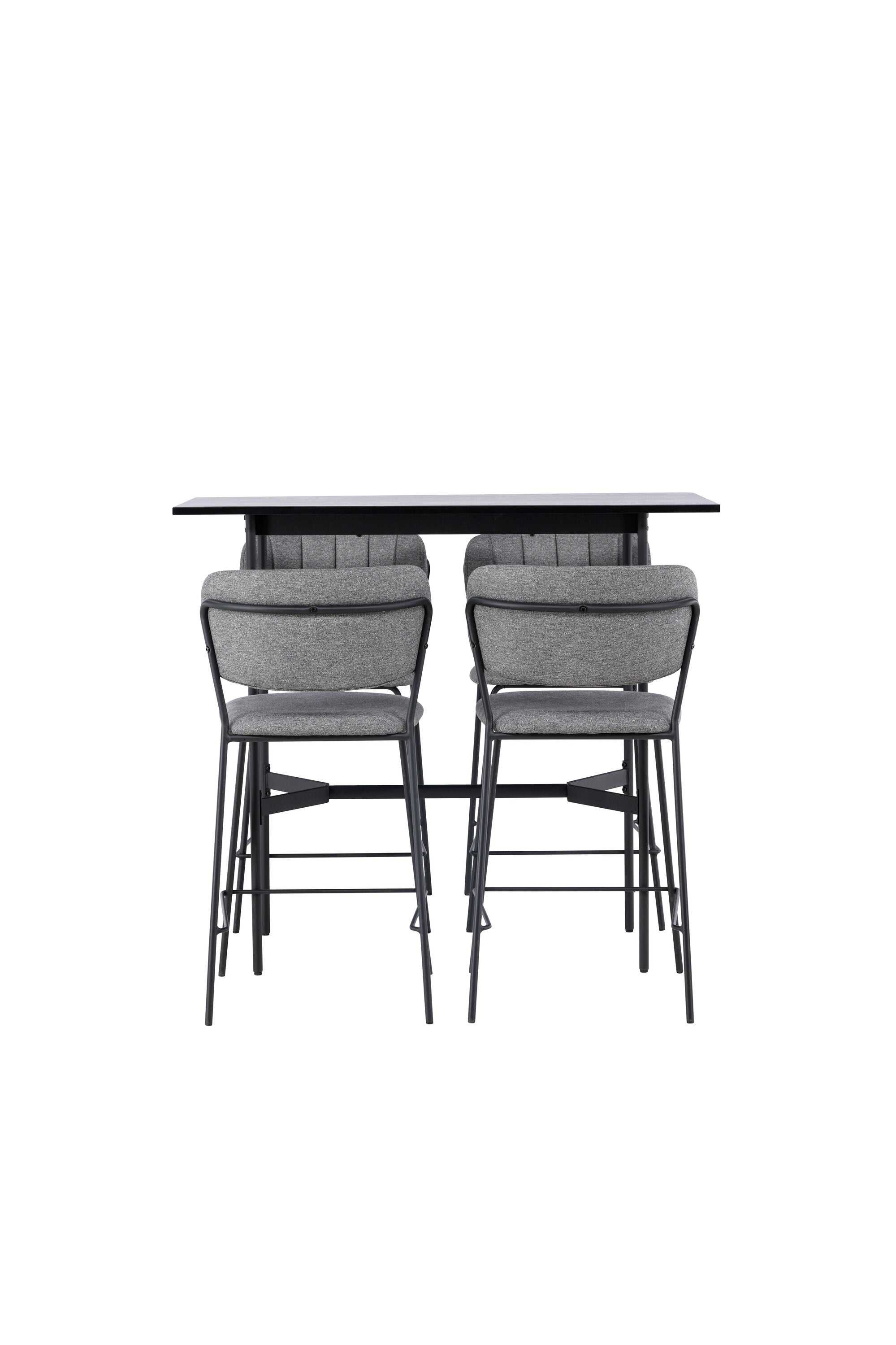 Barset Rax + Bell 120cm/4St. in Schwarzgrau präsentiert im Onlineshop von KAQTU Design AG. Bartischset ist von Venture Home