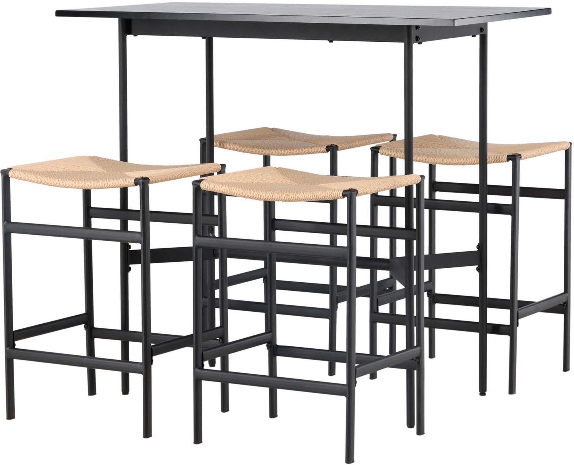 Entdecken Sie das stilvolle Barset Rax + Polly von Venture Home – eine harmonische Verbindung von Bohème- und Industriedesign für Ihr Zuhause.