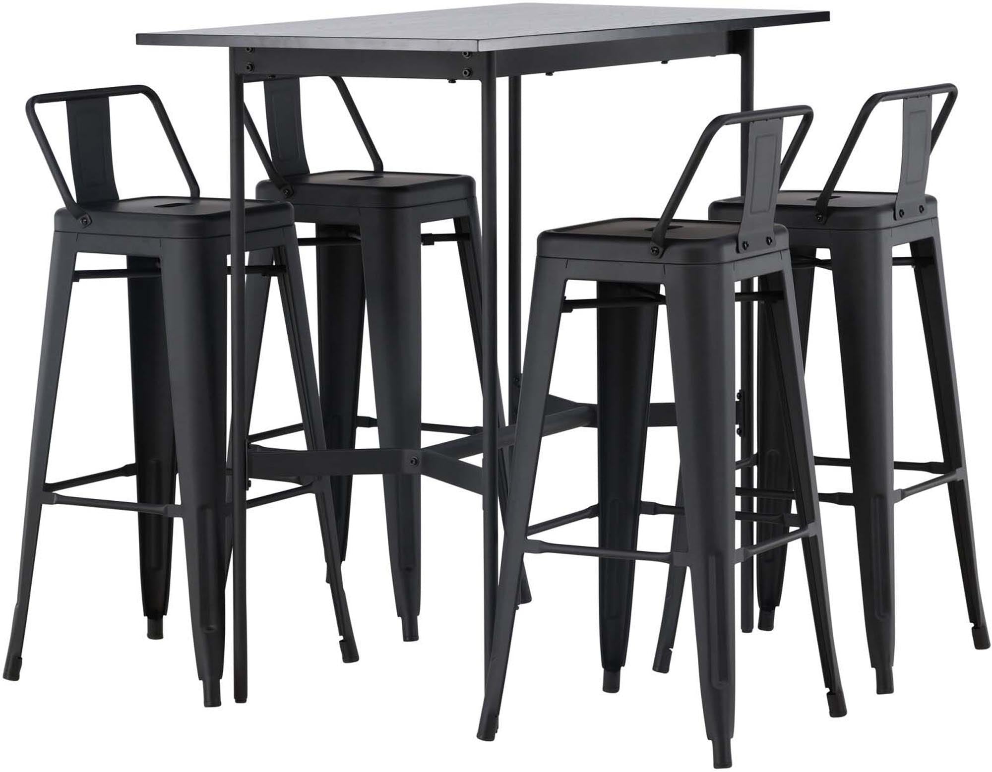 Erleben Sie das Barset Rax + Tempe von Venture Home: Modernes Design, robuste Materialien und idealer Komfort für gesellige Zusammenkünfte.