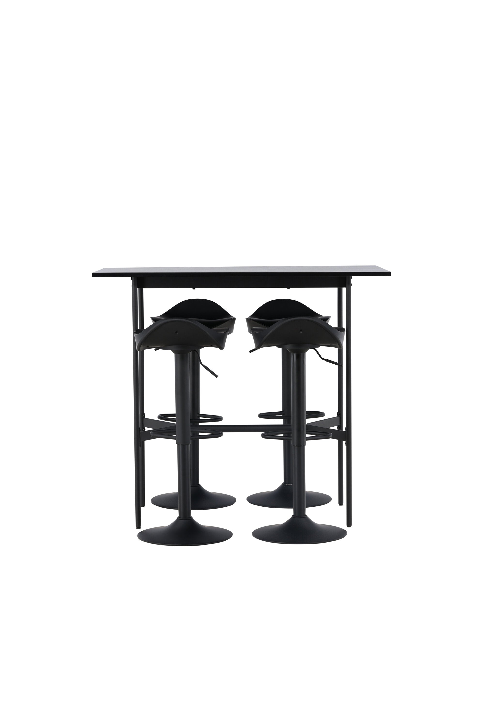 Barset Rax + Adesto 120cm/4St. in Schwarz präsentiert im Onlineshop von KAQTU Design AG. Bartischset ist von Venture Home