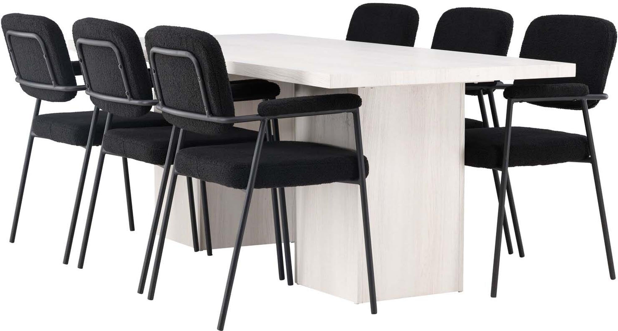 Stilvolles Olga Esszimmerset für gesellige Runden im Esszimmer.