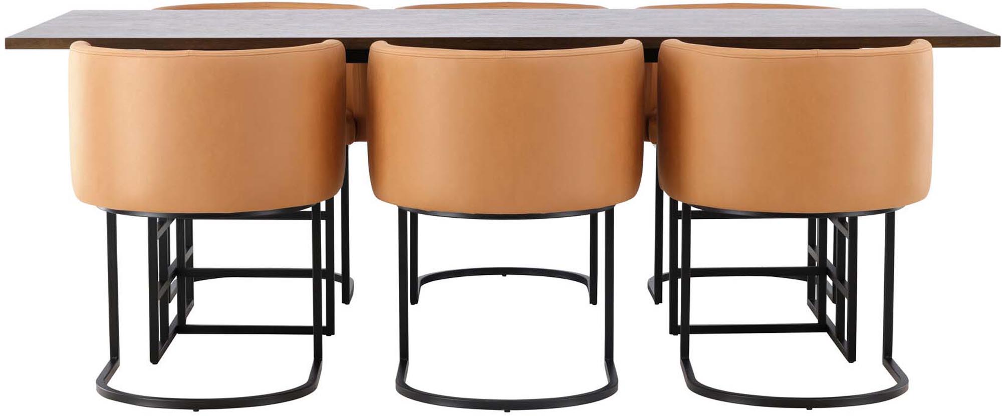 Elegantes Ystad Esszimmerset 220cm für 6 Personen von Venture Home. Hochwertige Materialien, pflegeleicht und ideal für gesellige Abende.