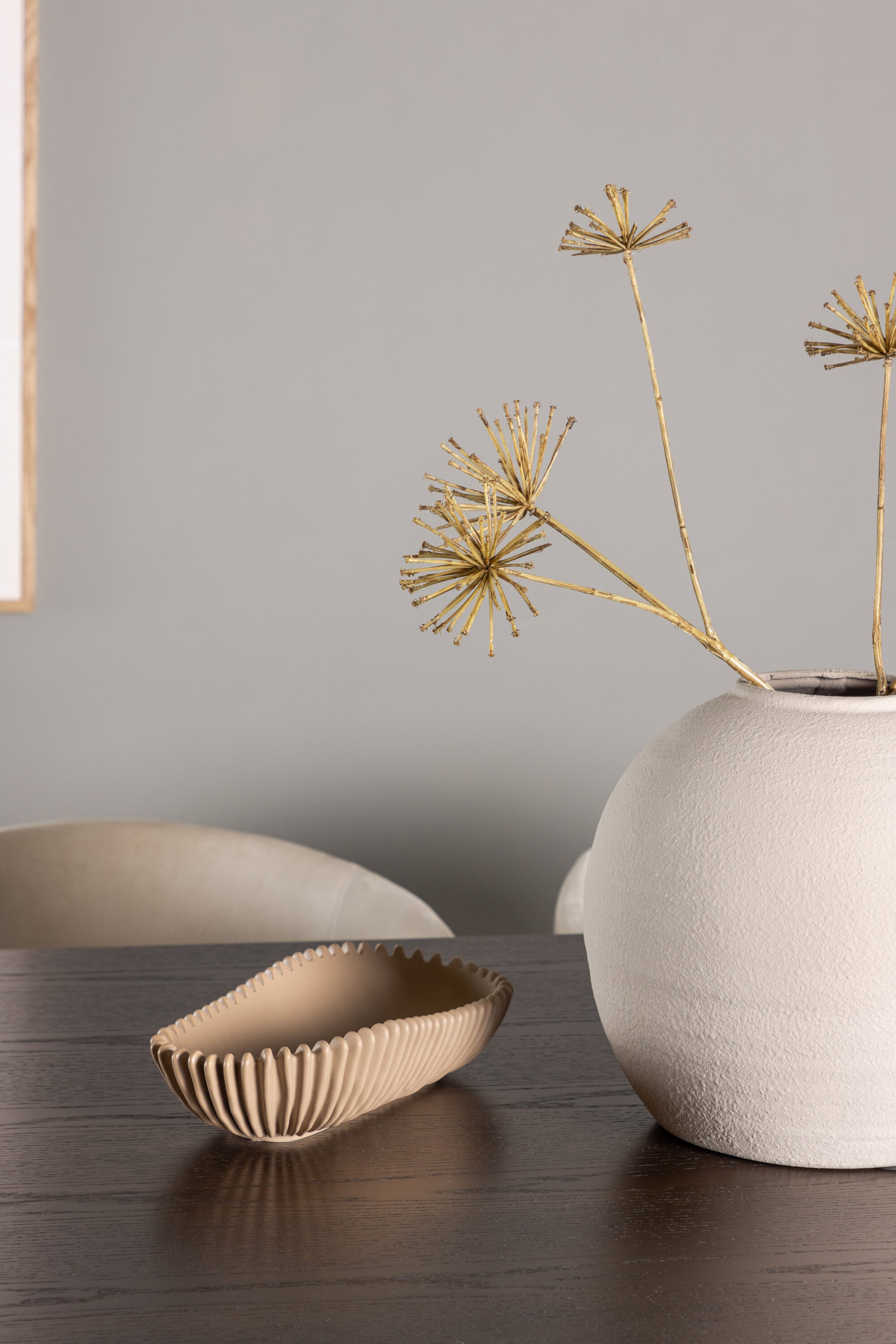 Ystad Esszimmerset + Berit 220cm/6St. in Braun / Beige / Schwarz präsentiert im Onlineshop von KAQTU Design AG. Esszimmerset ist von Venture Home