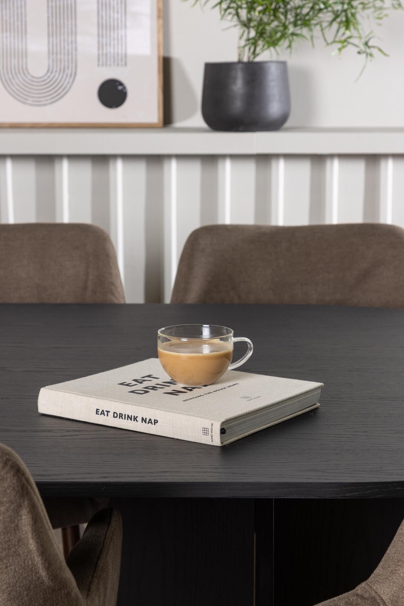 Stilvolles Bootcut Esszimmerset von Venture Home: 230cm Tisch und 6 bequeme Stühle für gesellige Abende und unvergessliche Erinnerungen.