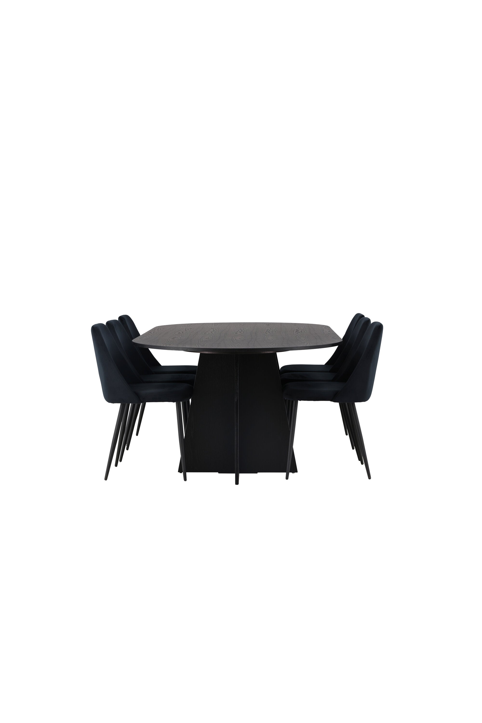 Bootcut Esszimmerset + Night 230cm/6St. in Schwarz präsentiert im Onlineshop von KAQTU Design AG. Esszimmerset ist von Venture Home