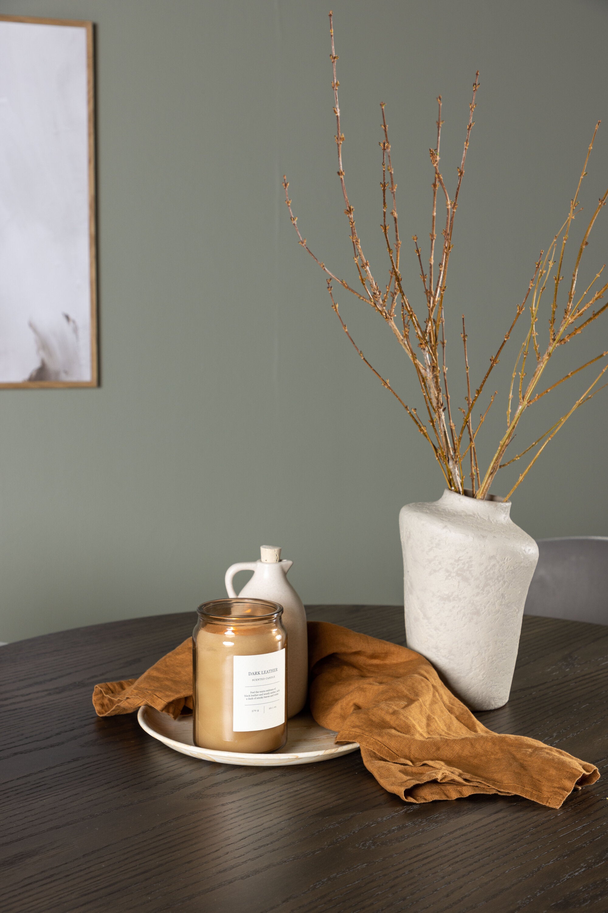 Olivia Esszimmerset + Evelina ⌀110cm/4St. in Schwarzgrau präsentiert im Onlineshop von KAQTU Design AG. Esszimmerset ist von Venture Home