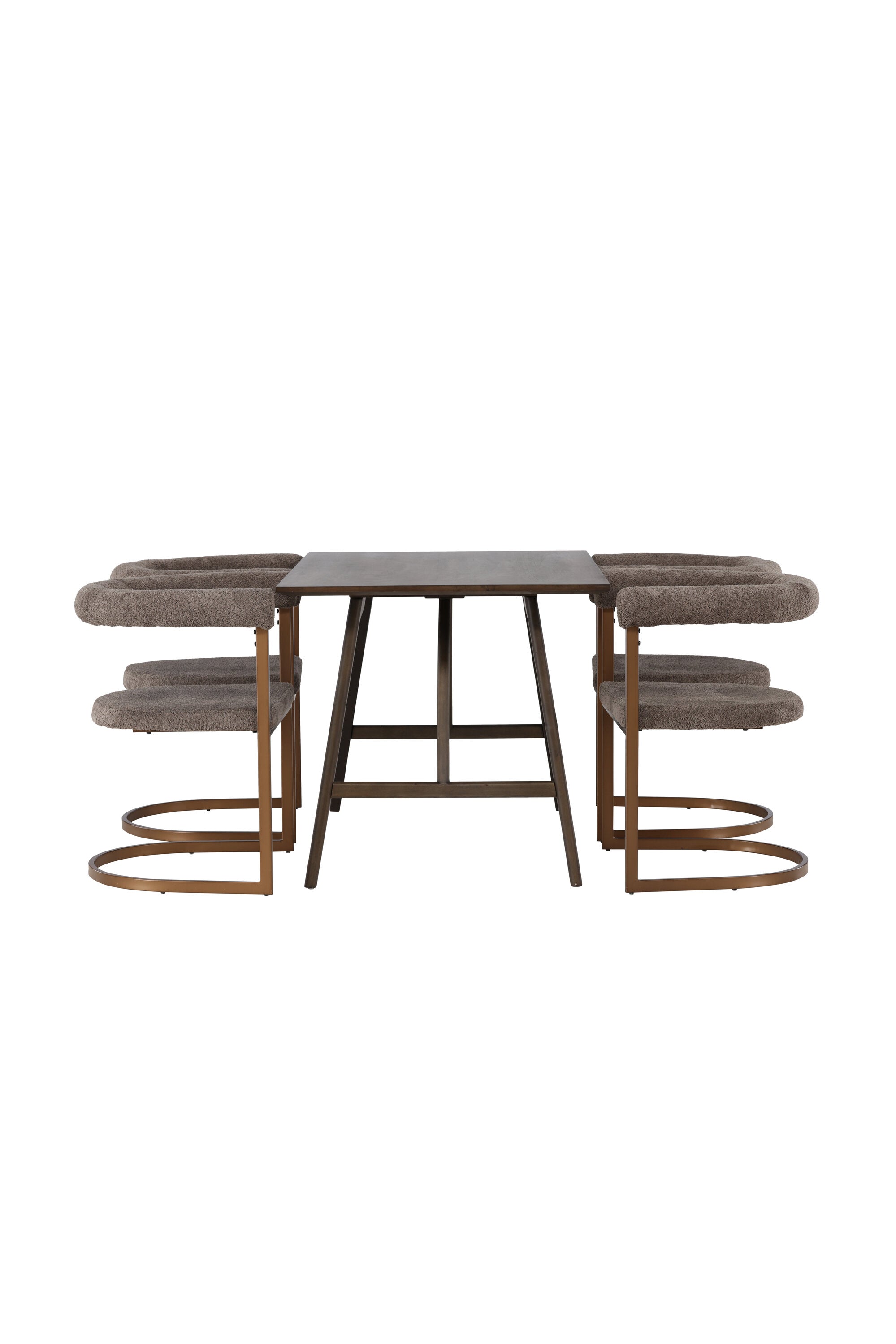Kaseindon Esszimmerset + Morning 120cm/4St. in Braun-grau präsentiert im Onlineshop von KAQTU Design AG. Esszimmerset ist von Venture Home