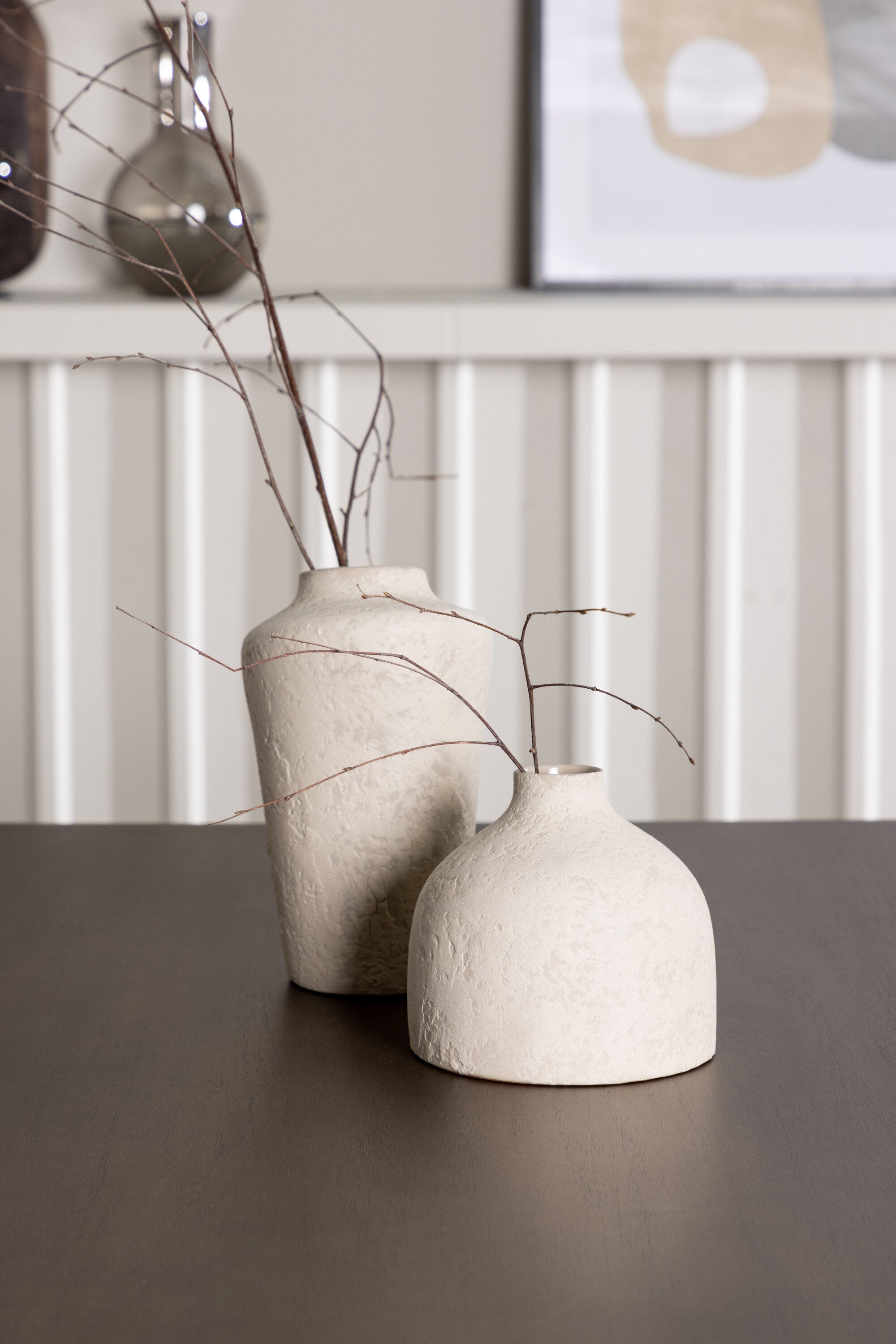 Kaseindon Esszimmerset + Modesto 120cm/4St. in Beige, Schwarz präsentiert im Onlineshop von KAQTU Design AG. Esszimmerset ist von Venture Home