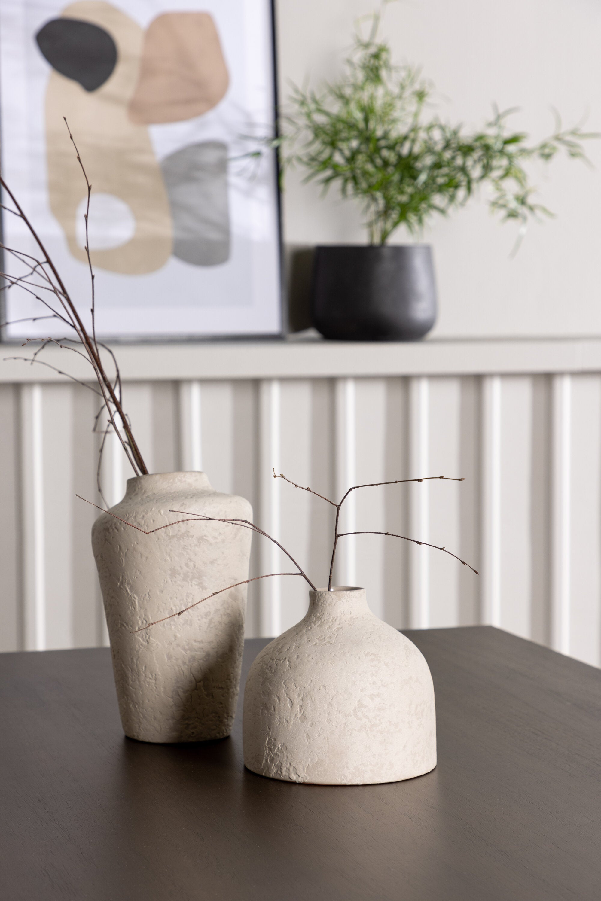 Kaseindon Esszimmerset + Polar 120cm/4St. in Beige, Schwarz präsentiert im Onlineshop von KAQTU Design AG. Esszimmerset ist von Venture Home
