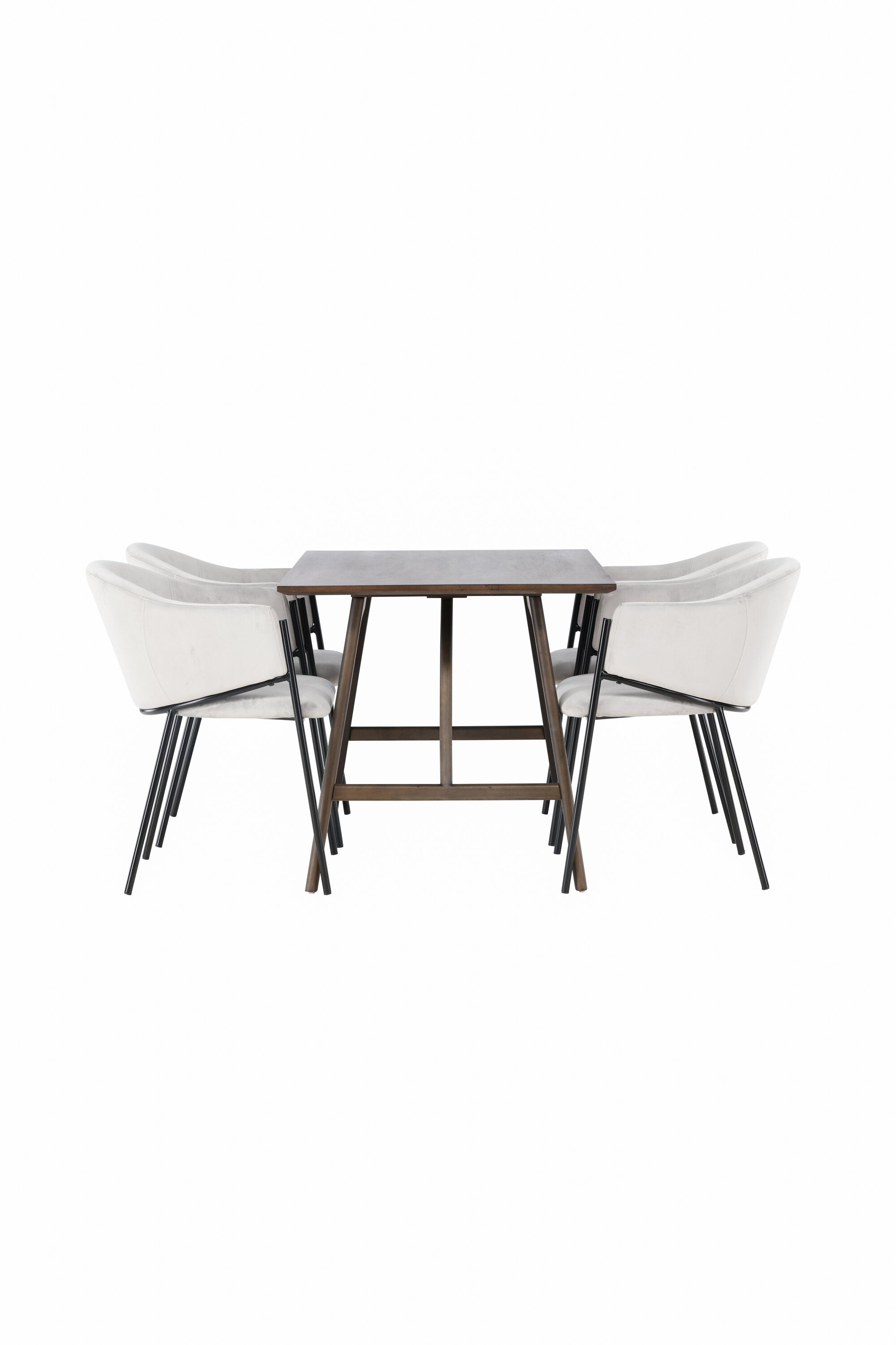 Kaseindon Esszimmerset + Evelina 120cm/4St. in Schwarzgrau präsentiert im Onlineshop von KAQTU Design AG. Esszimmerset ist von Venture Home